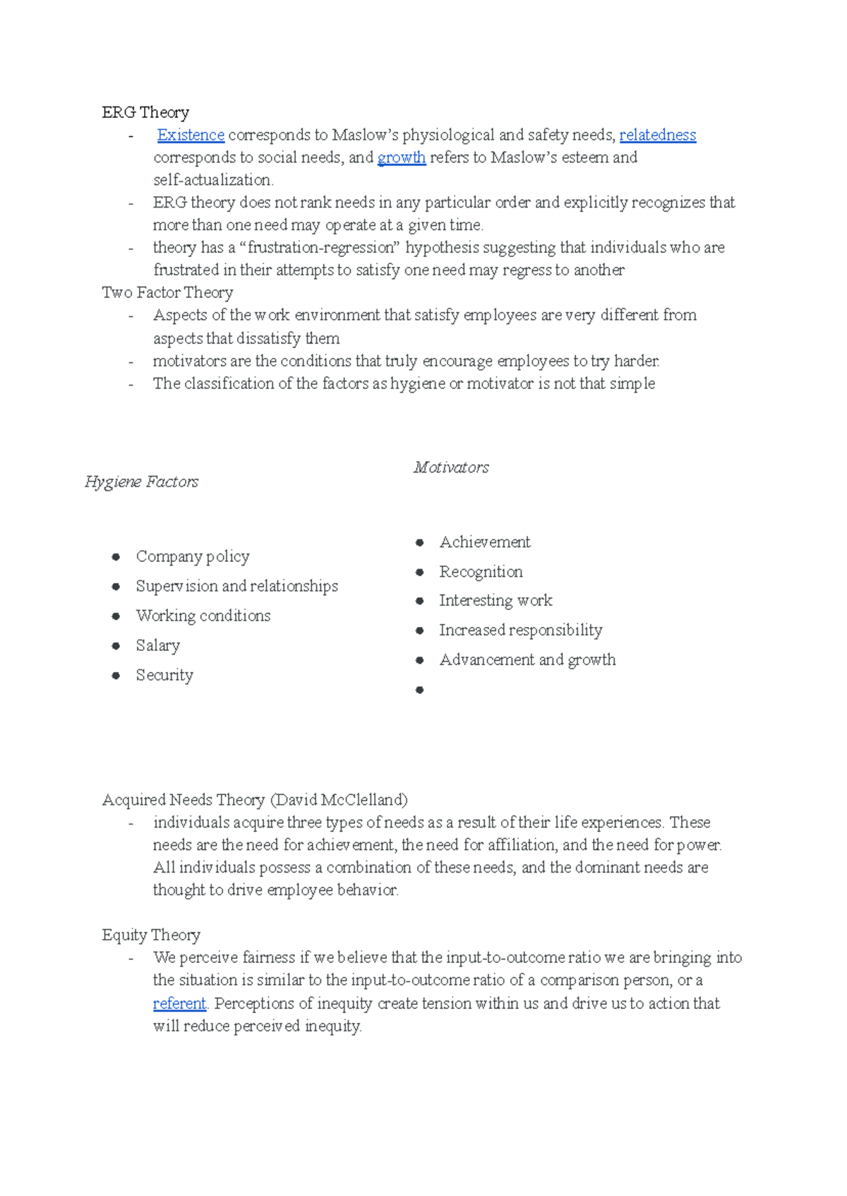 Leadership Exam Notes: Key Theories and Concepts in Organizational ...
