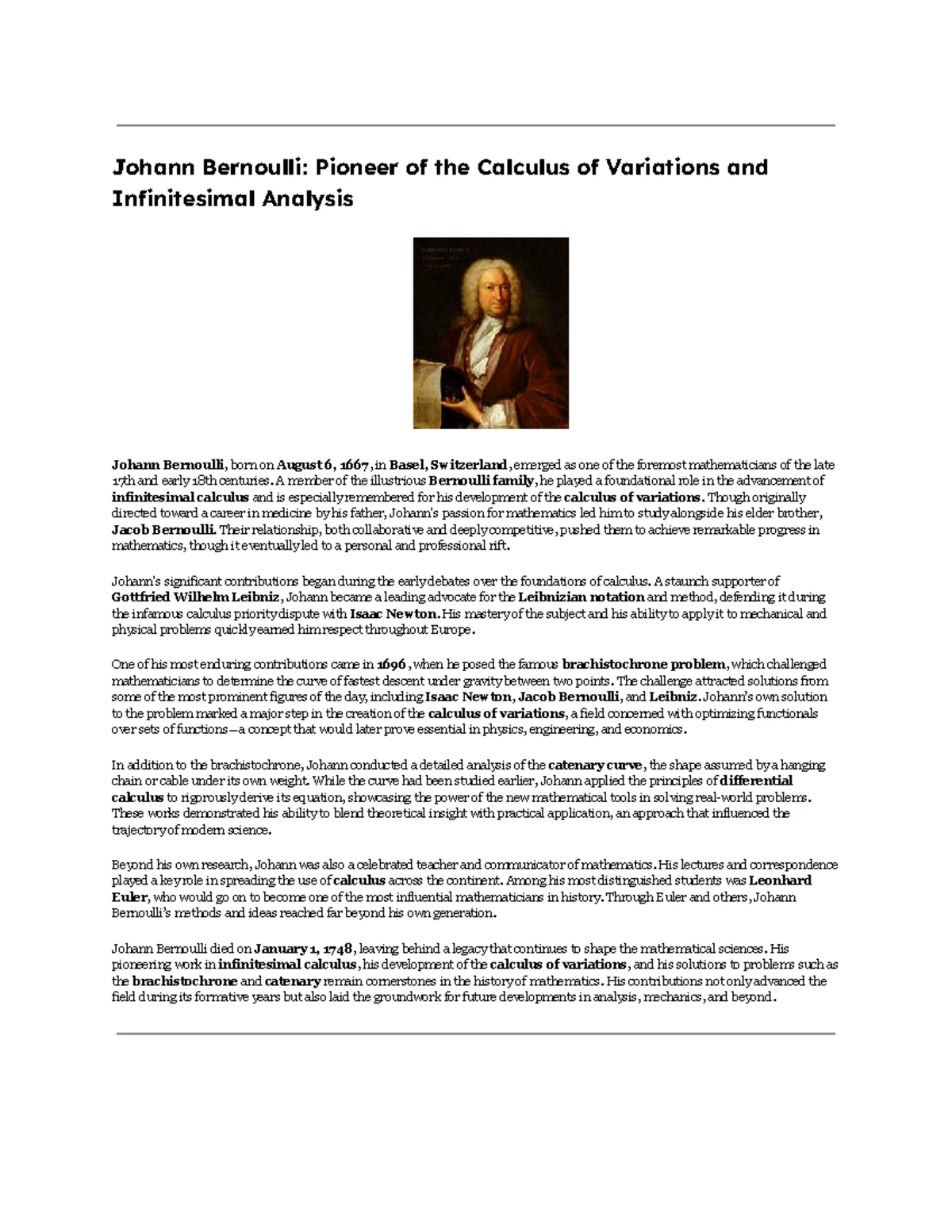 Abraham De Moivre: Key Contributions to Probability & Geometry - Studocu