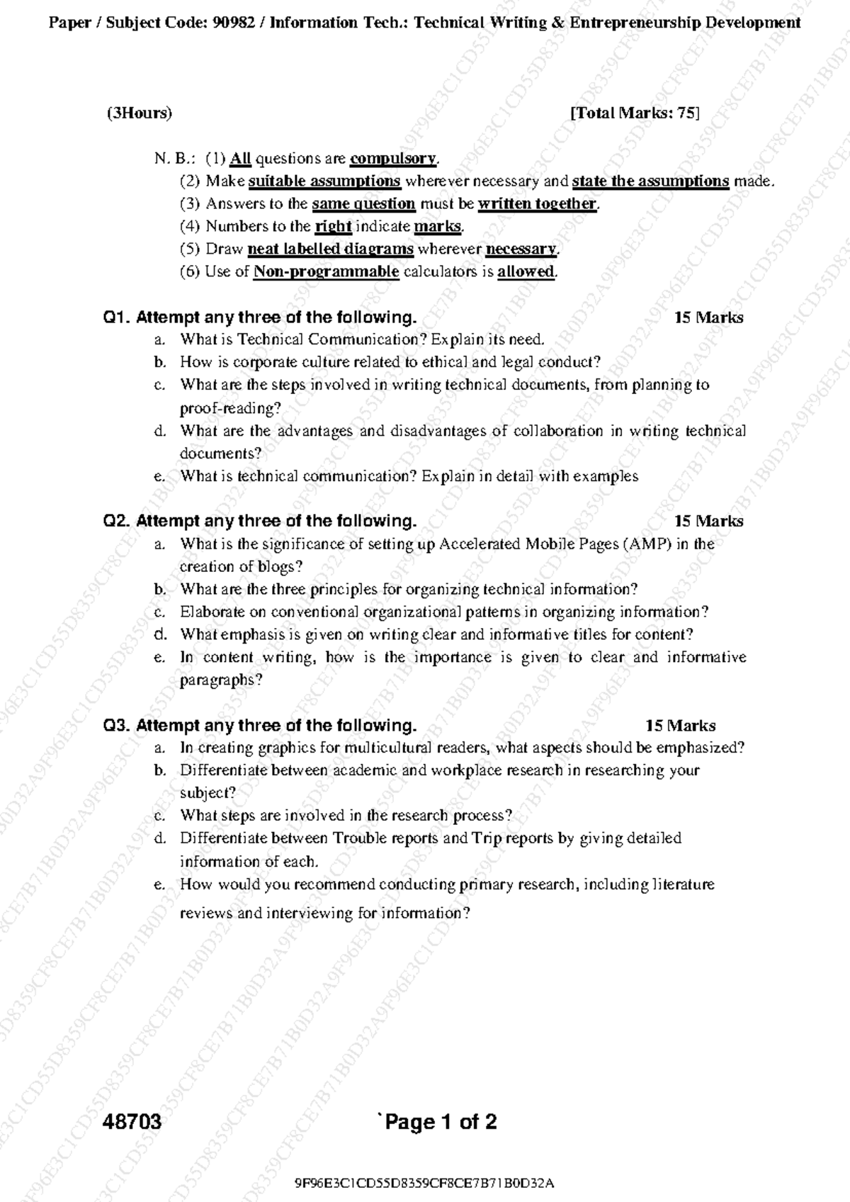 Information Tech-Technical Writing & Entrepreneurship Development ...