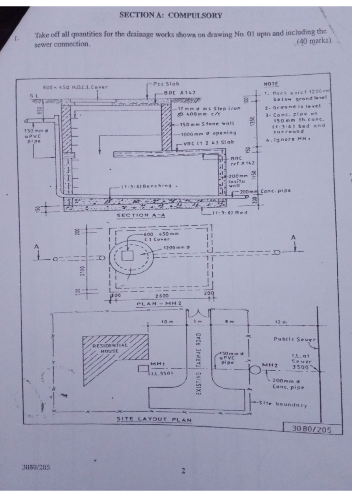 Drainage Works Quantity Takeoff for Residential House (DOC-20240629 ...
