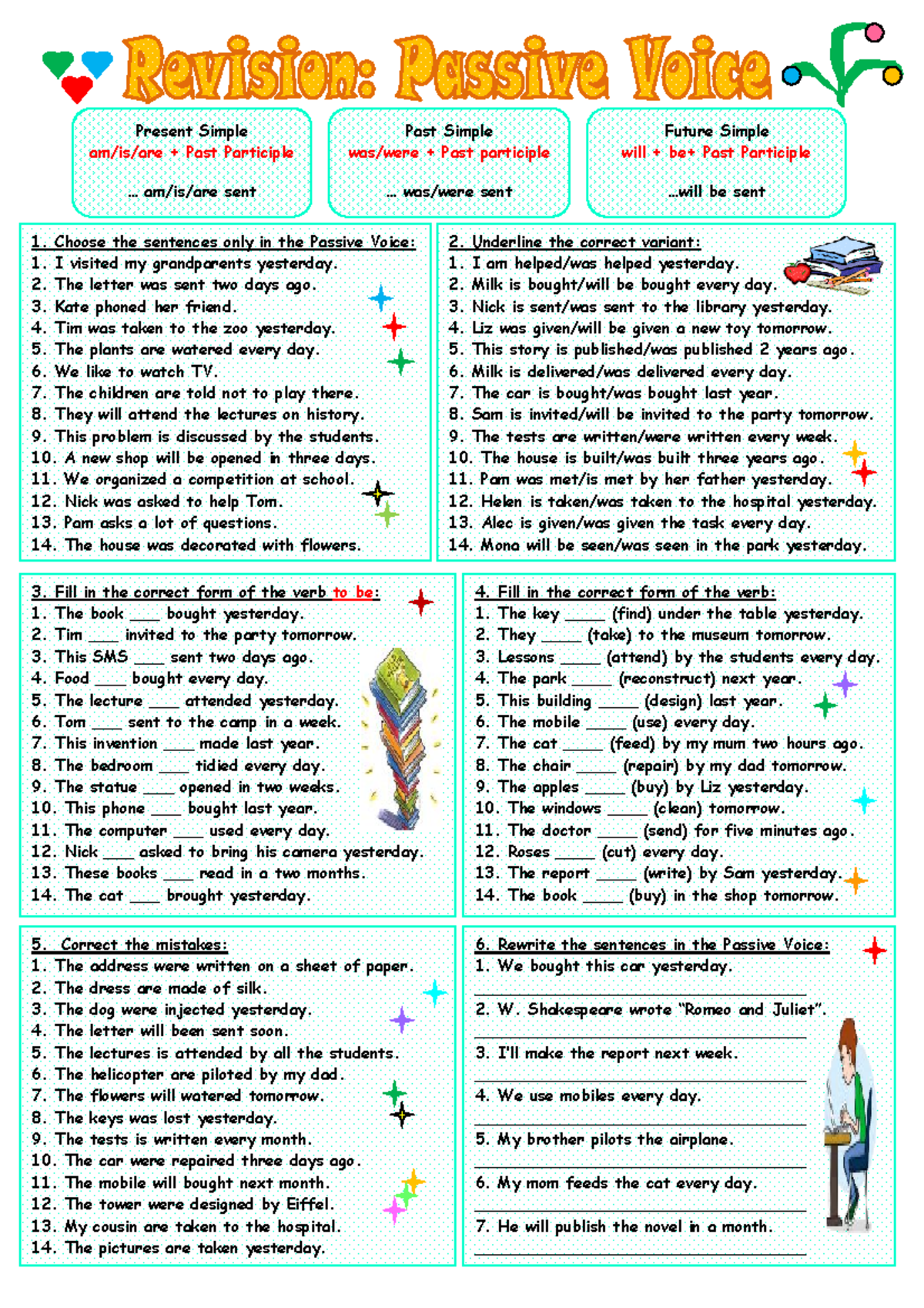 Passive Voice Exercises and Practice (ENG 101) - Studocu