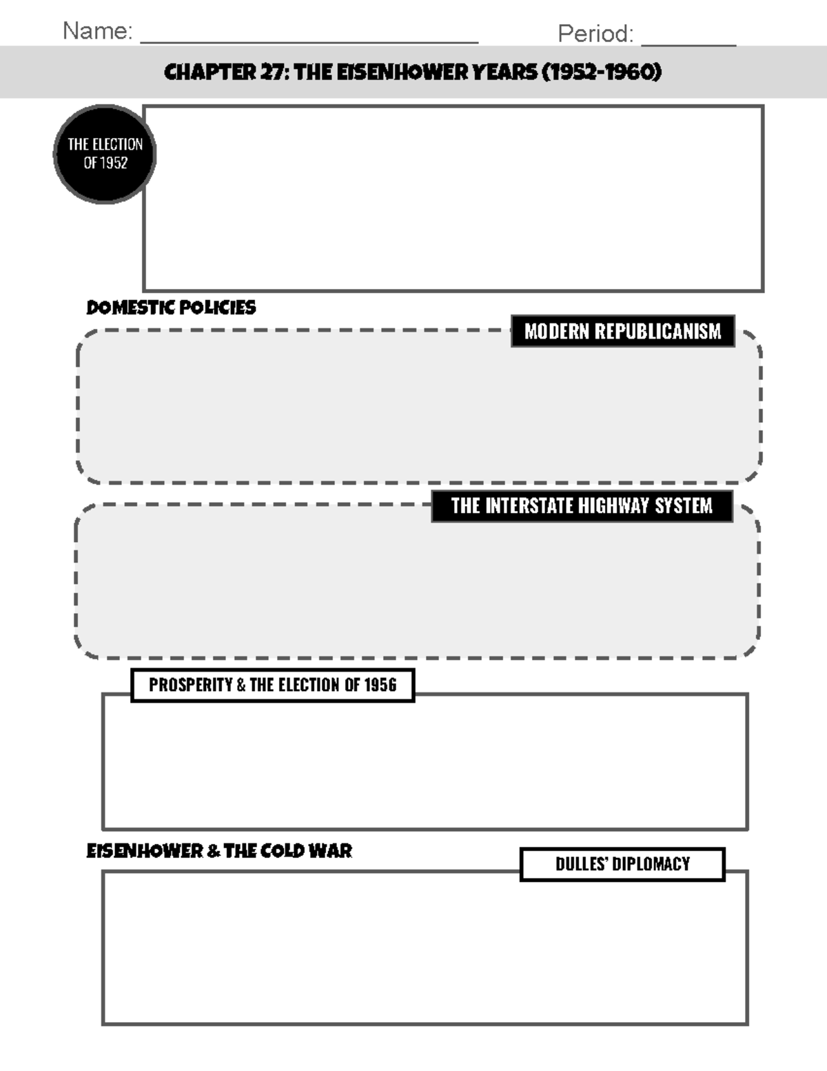 Chapter+27 +THE+ Eisenhower+ Years+(1952-1960) - CHAPTER 27: THE ...