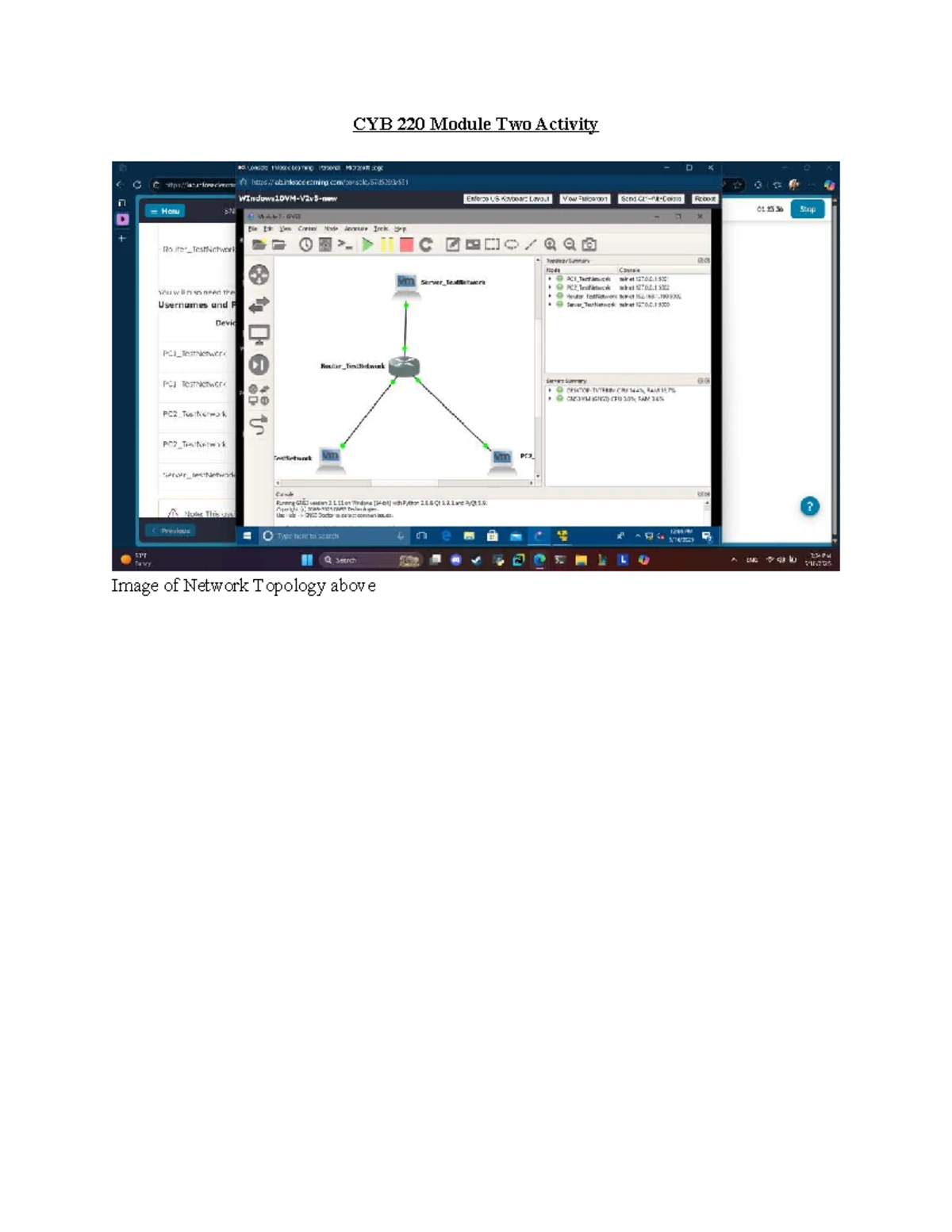 CYB 220 Module Four Activity Worksheet: FTP & Firewall Configurations ...