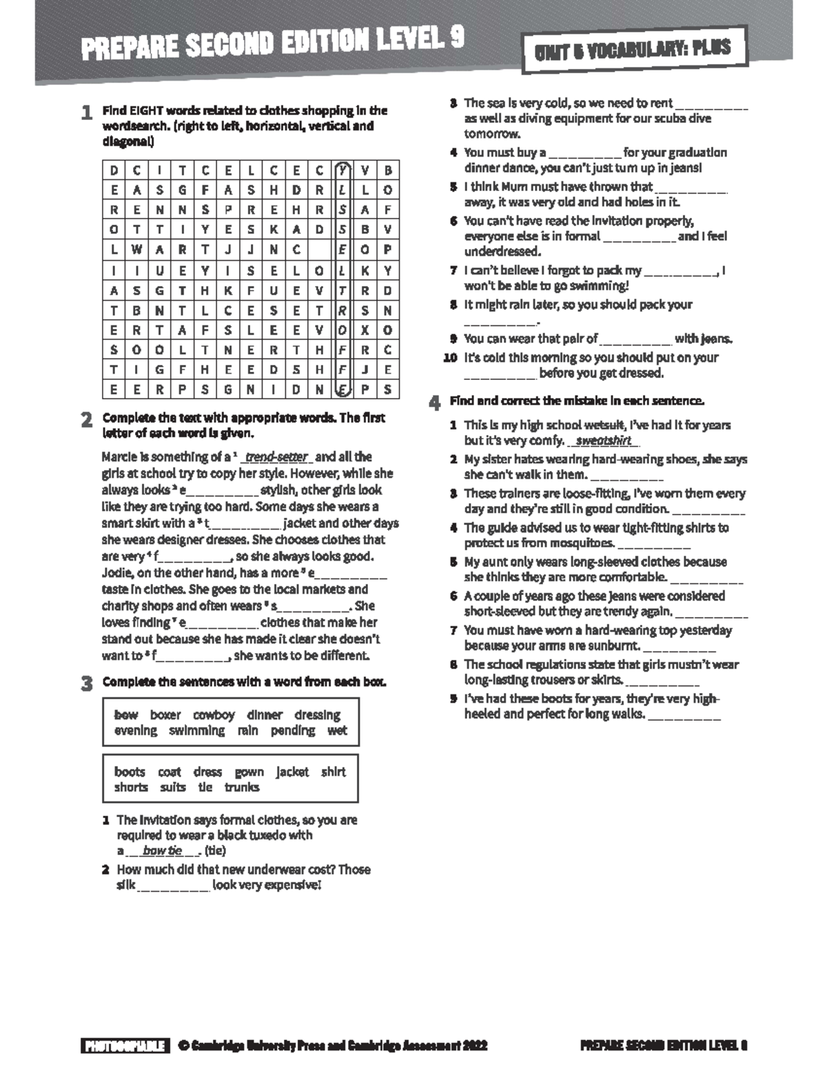 Vocabulary 5 - Study Notes and Key Terms - Studocu