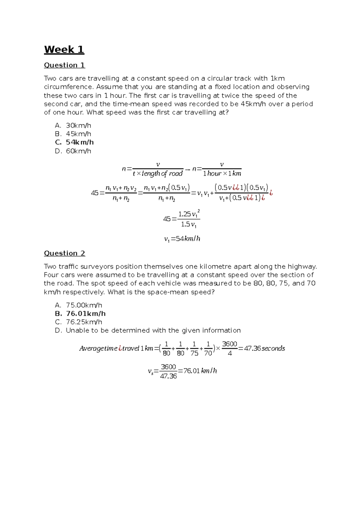 CIV2282 2025 S1 Flux 1 (W1,2,5) Questions & Solutions Analysis - Studocu