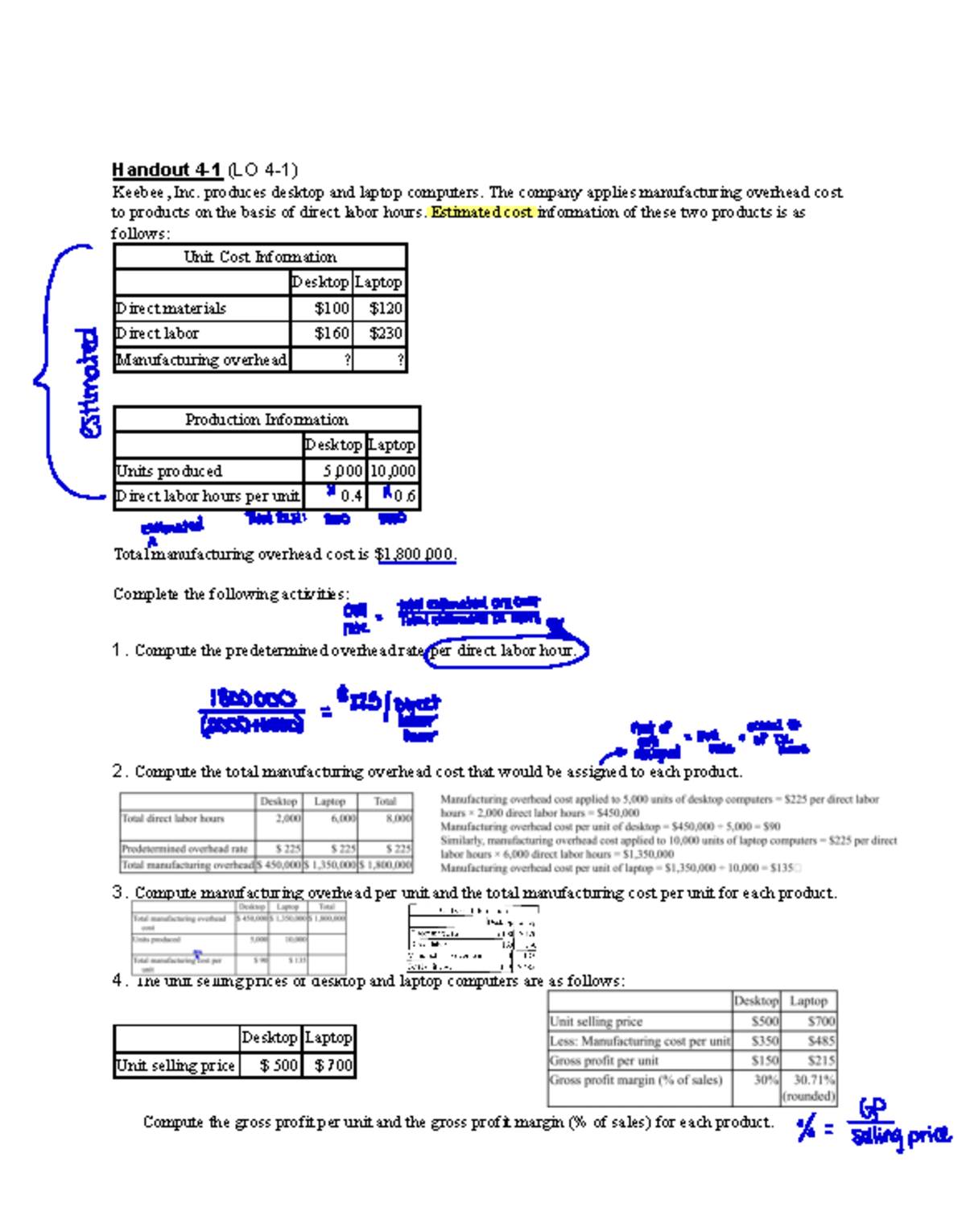 Handouts CH4 - Accounting2- McGraw Hill Chapter 4 lesson 1 handout ...