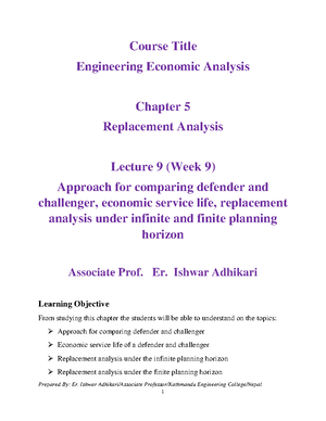ENGR 101: Basics of Engineering Economics - Key Concepts and Principles ...