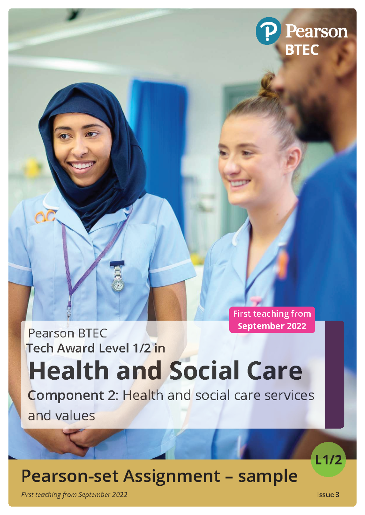 BTEC Level 2 Tech Award in Health and Social Care: Component 2 ...