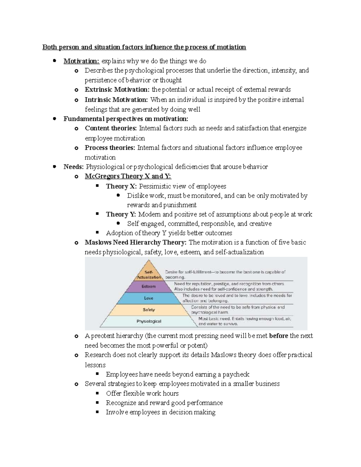 Understanding Motivation Theories and Employee Engagement (MGT 101 ...