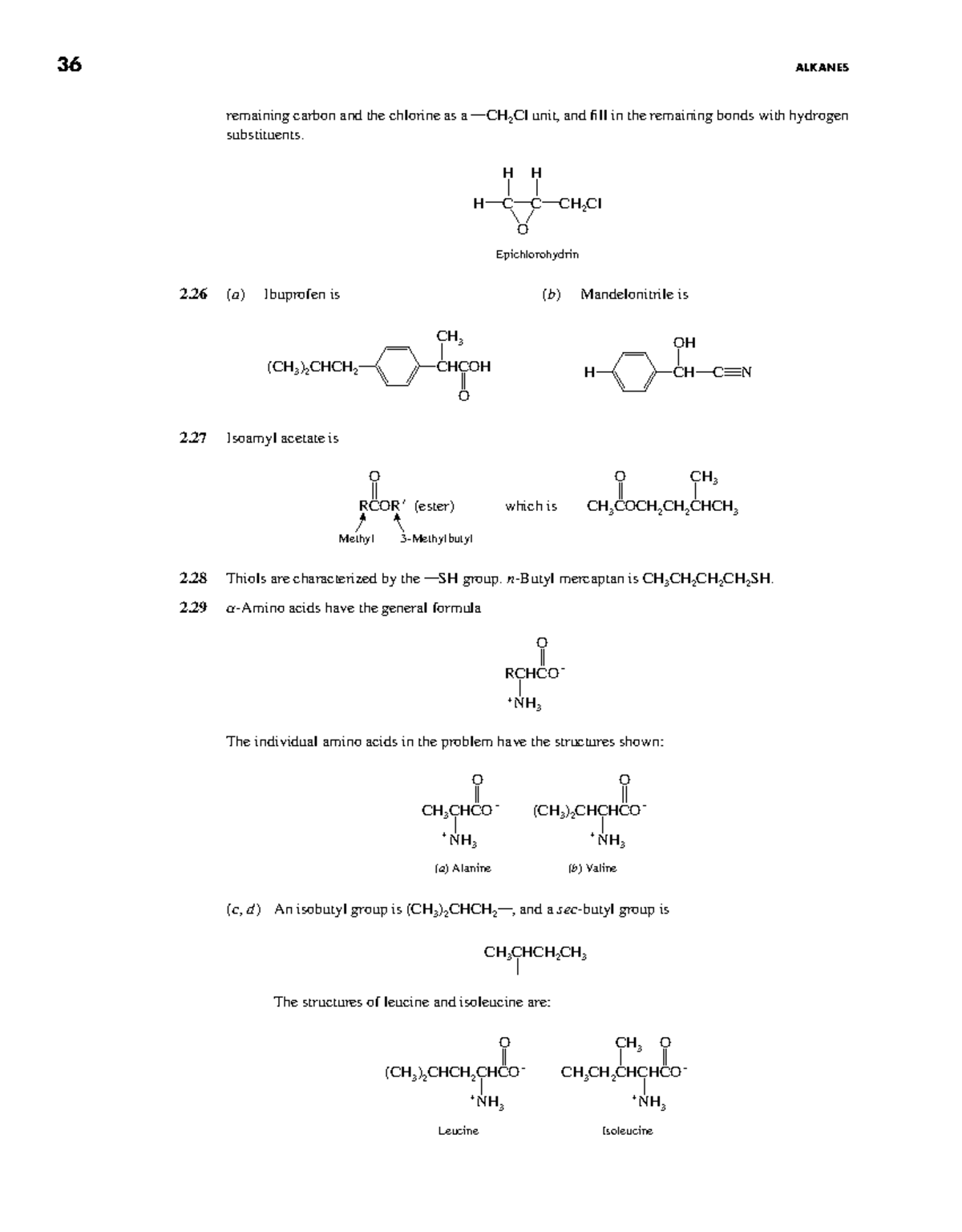 Organic Chemistry 4th Ed: Solutions for Alkanes & Amino Acids - Studocu