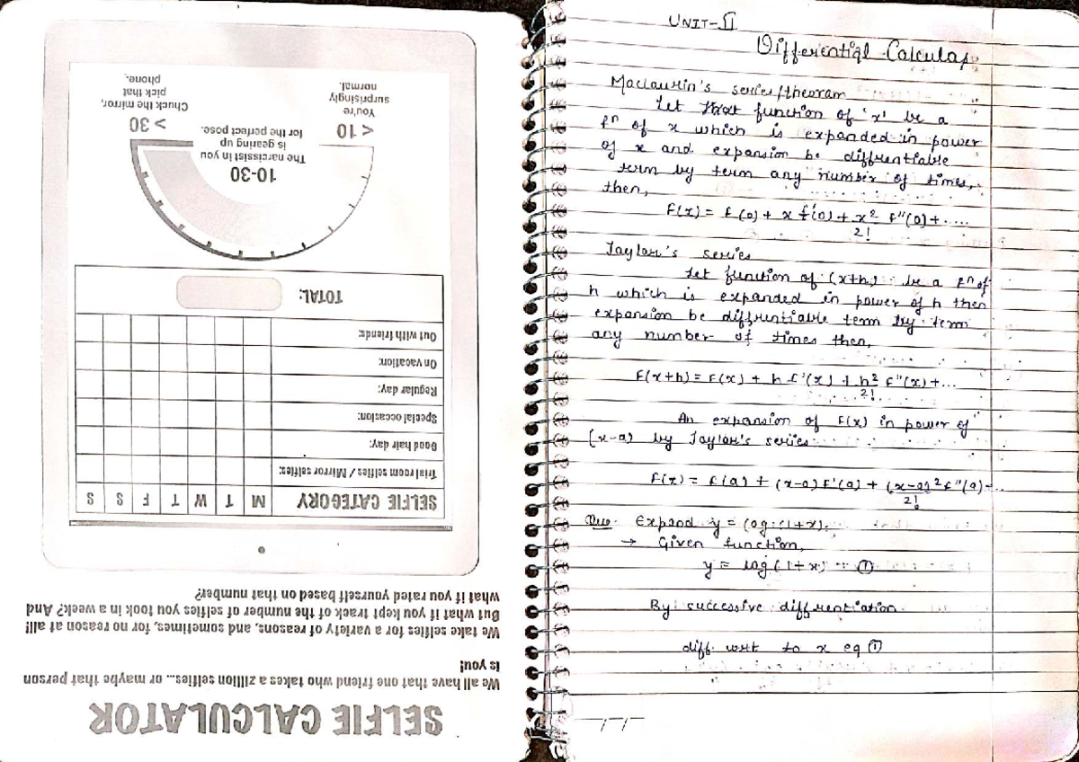 UNIT-02 Differential Calculus Notes and Expansions - Studocu