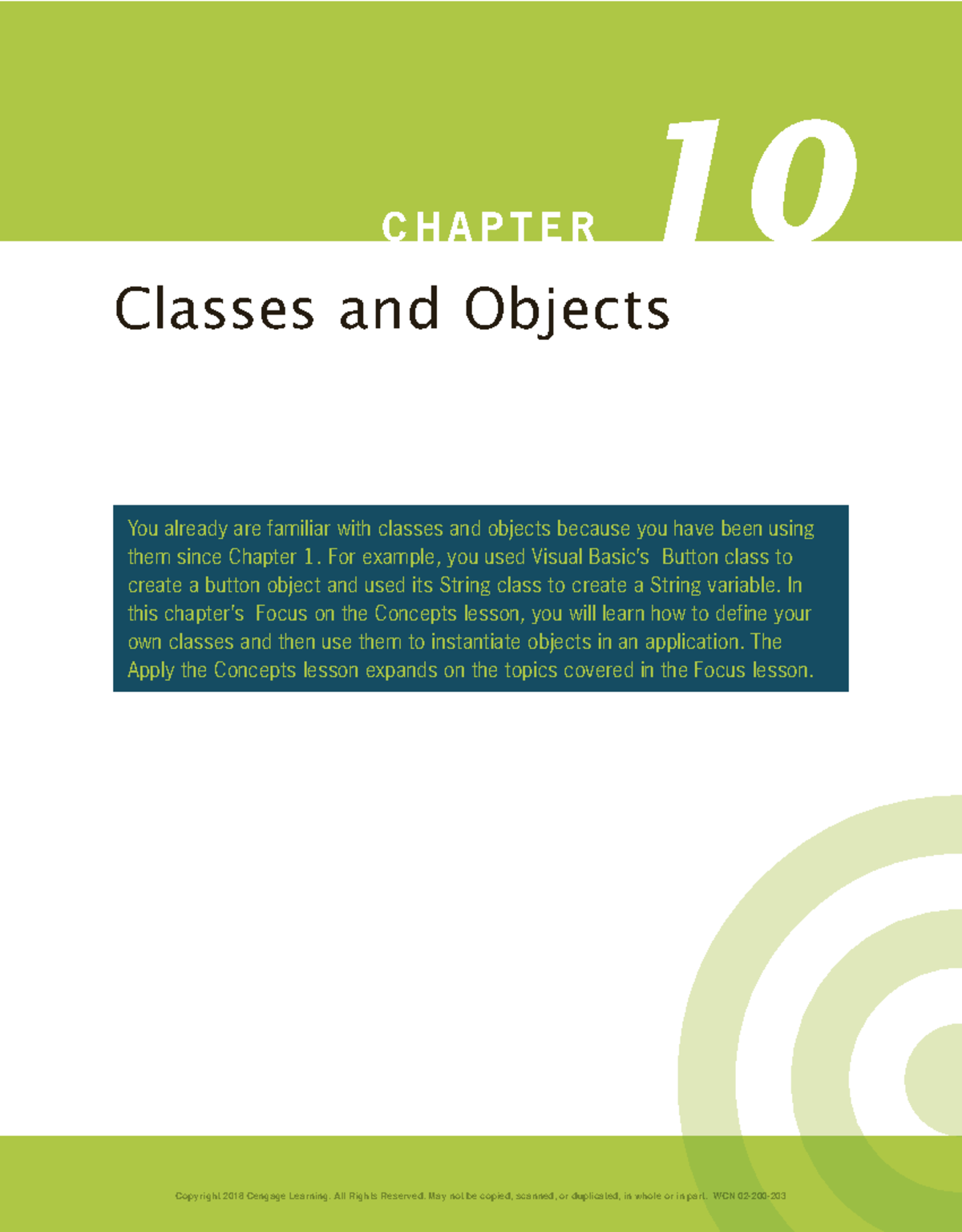 Programming with Microsoft Visual Basic 2017 - Chapter 10: Classes ...