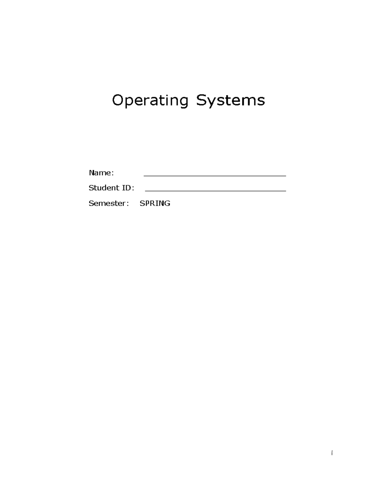 Linux Lab: Shell Scripting & Argument Parsing (Spring Semester) - Studocu