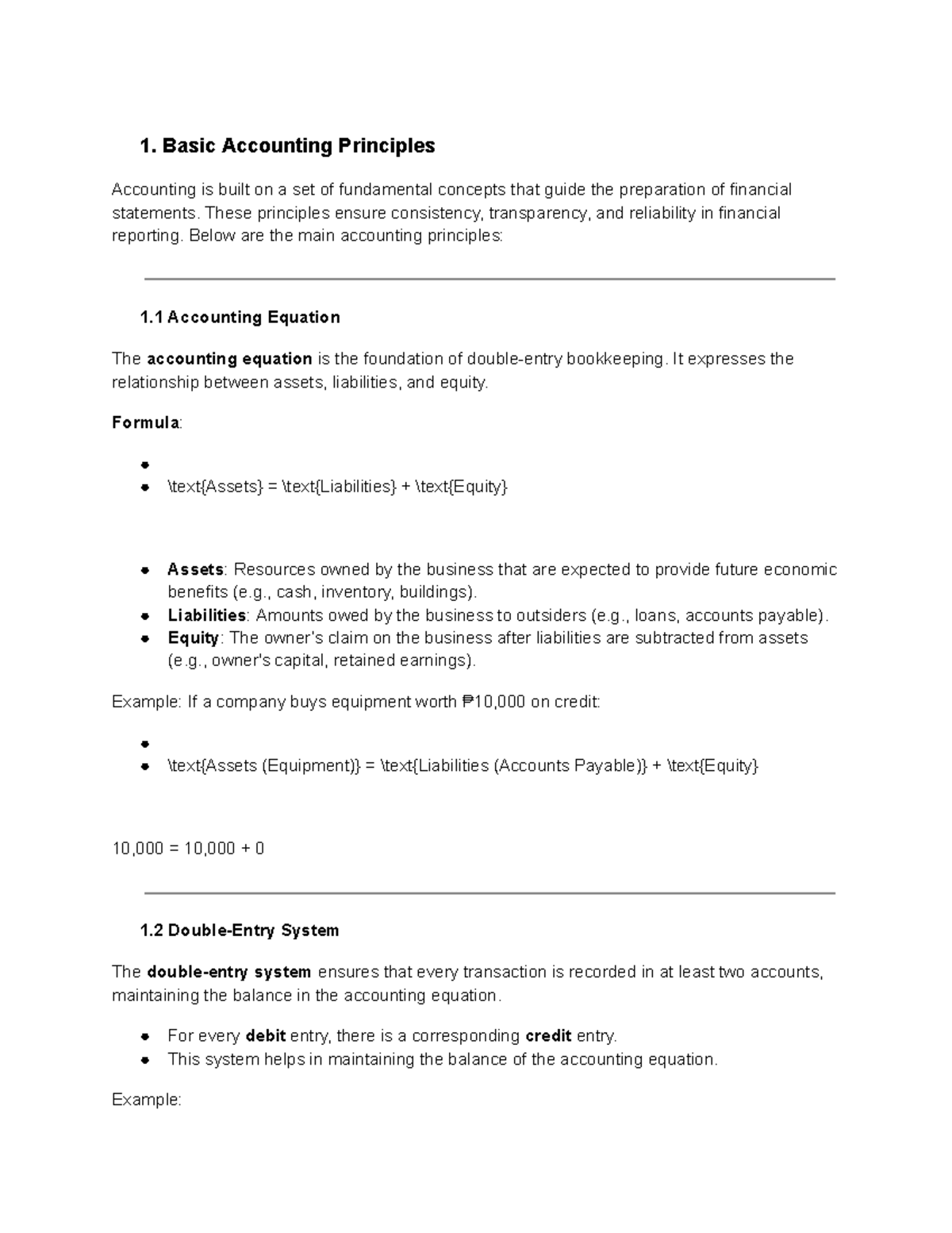 Accounting Principles: Key Concepts and Fundamentals - Studocu