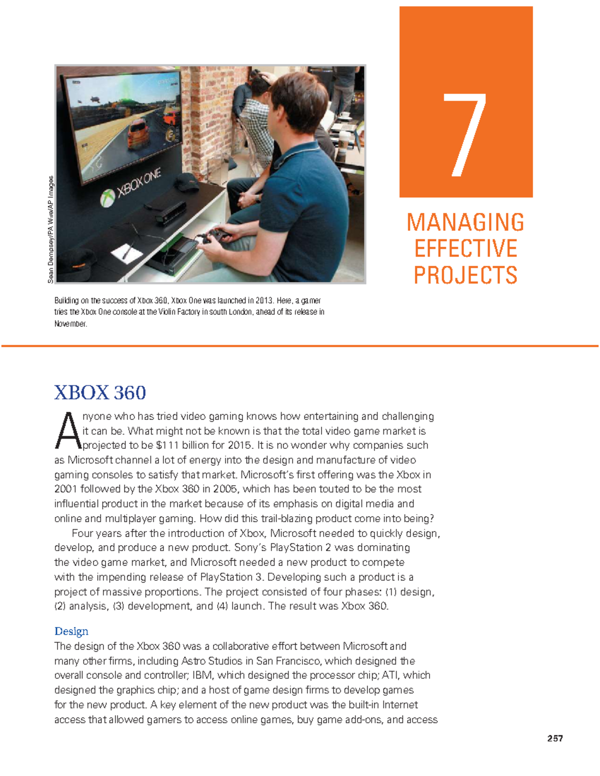 Project mgt TB chap 7 (course outline) - 257 MANAGING EFFECTIVE ...