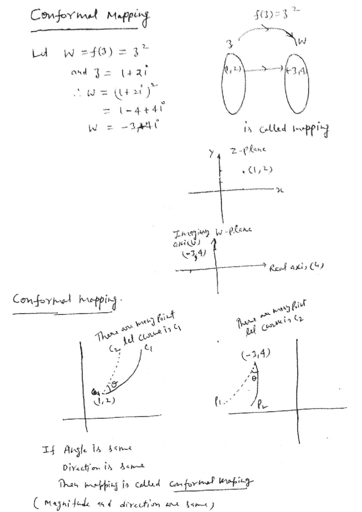 Conformal Mapping - Math Notes for Course 32 Final Exam - Studocu