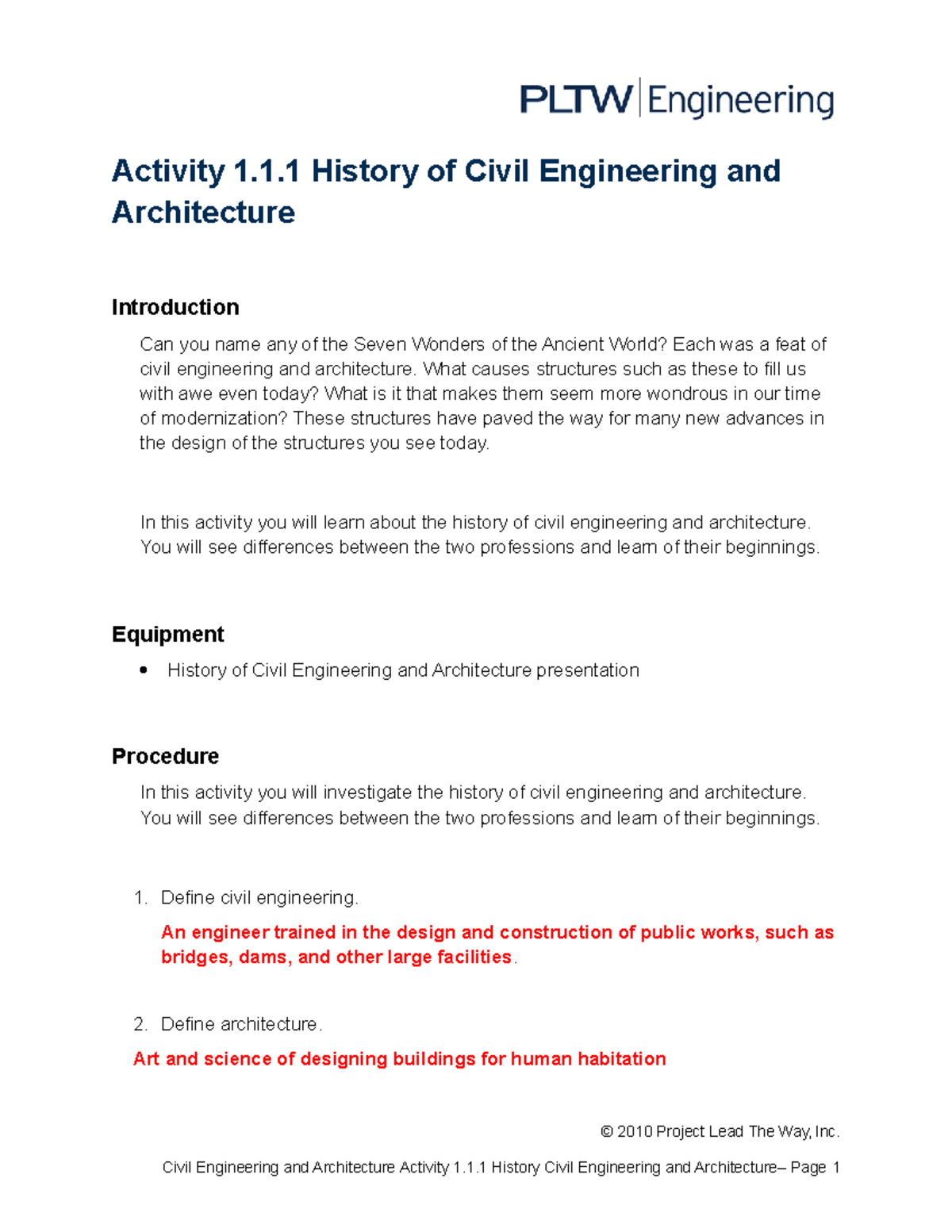 1.1.1.A History of Civil Engineering & Architecture Exploration - Studocu