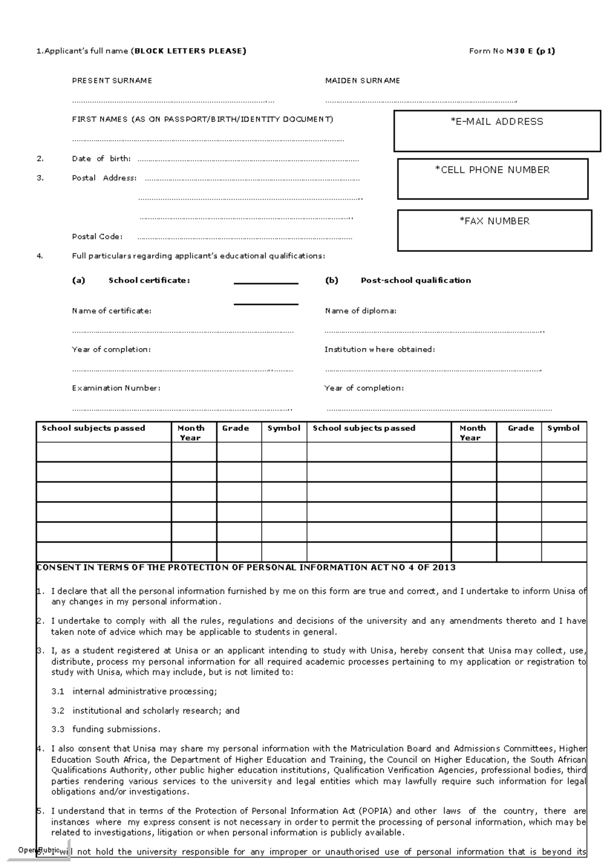 M30 Application for Conditional Exemption Certificate - Studocu