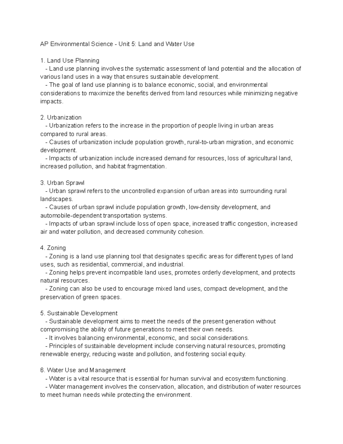 APES 5 - Brief overview of topics covered in AP Environmental Science ...