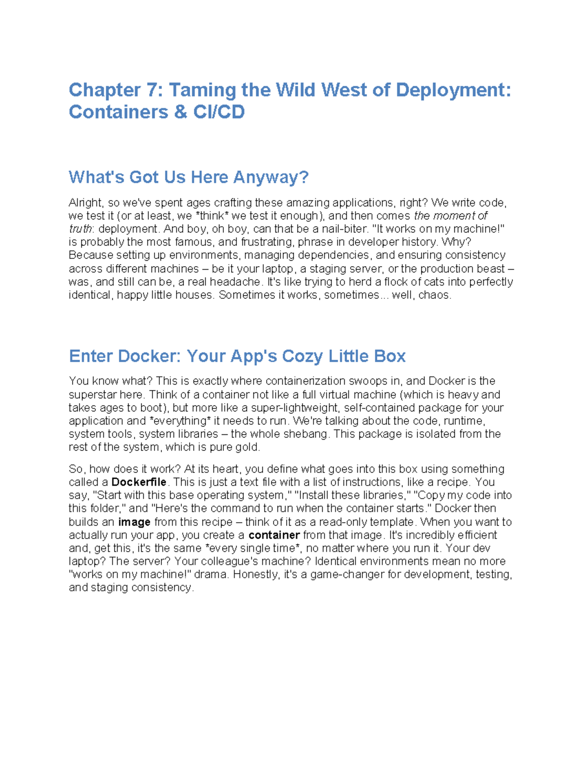 Emerging Tech in App Dev: Chapter 7 - Mastering Docker for Deployment ...