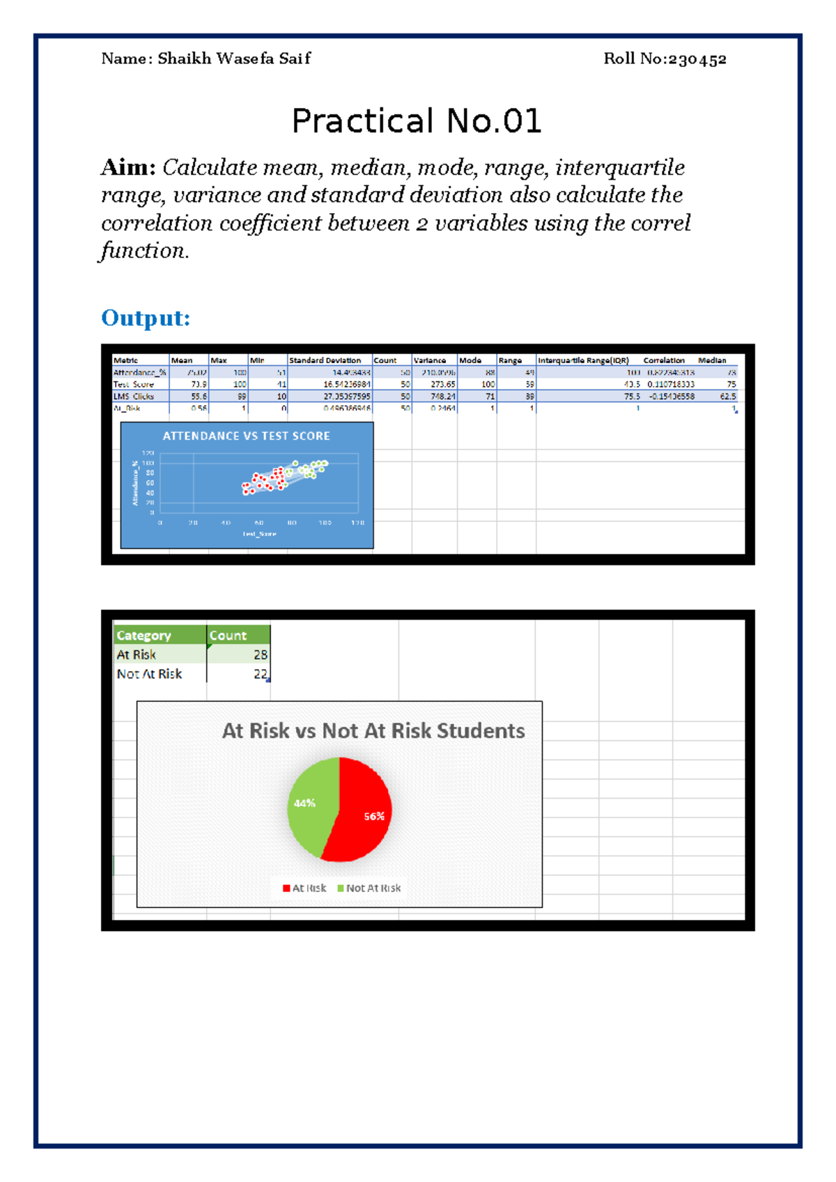 Dan prac1 - this is data analytics practical 1 - Computer engineering ...