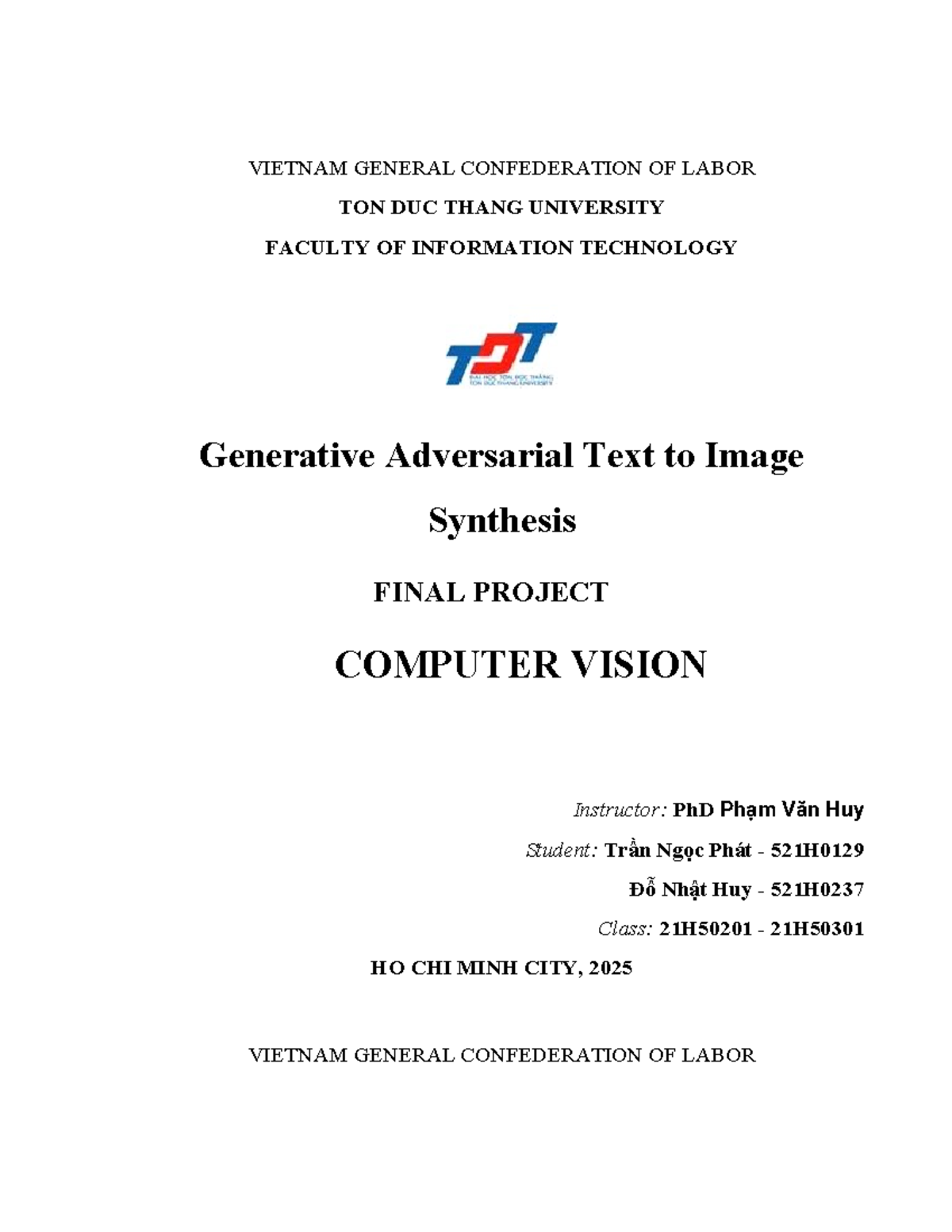 Generative Adversarial Text to Image Synthesis: Final Project CV - Studocu