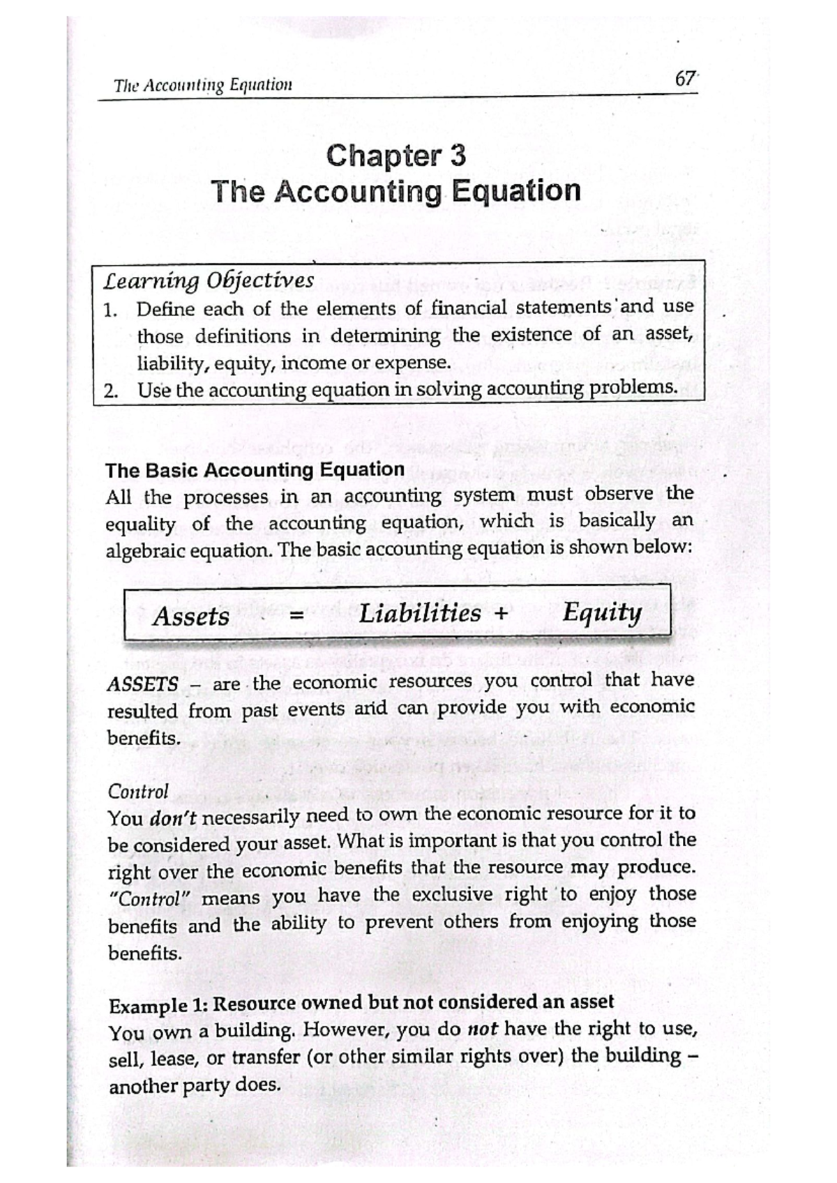 Chapter 3 - Lec: Understanding the Accounting Equation - Studocu