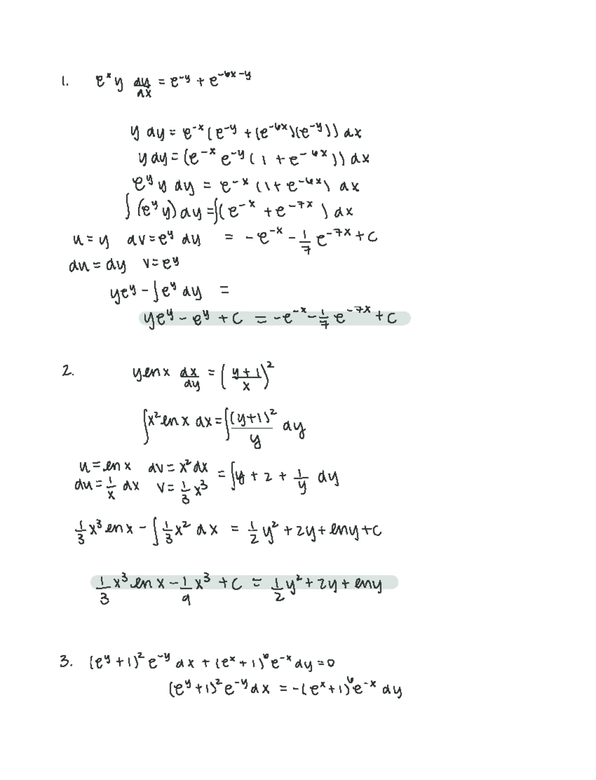 Math 1620 - Test 1 Practice Problems Review for Calculus II - Studocu