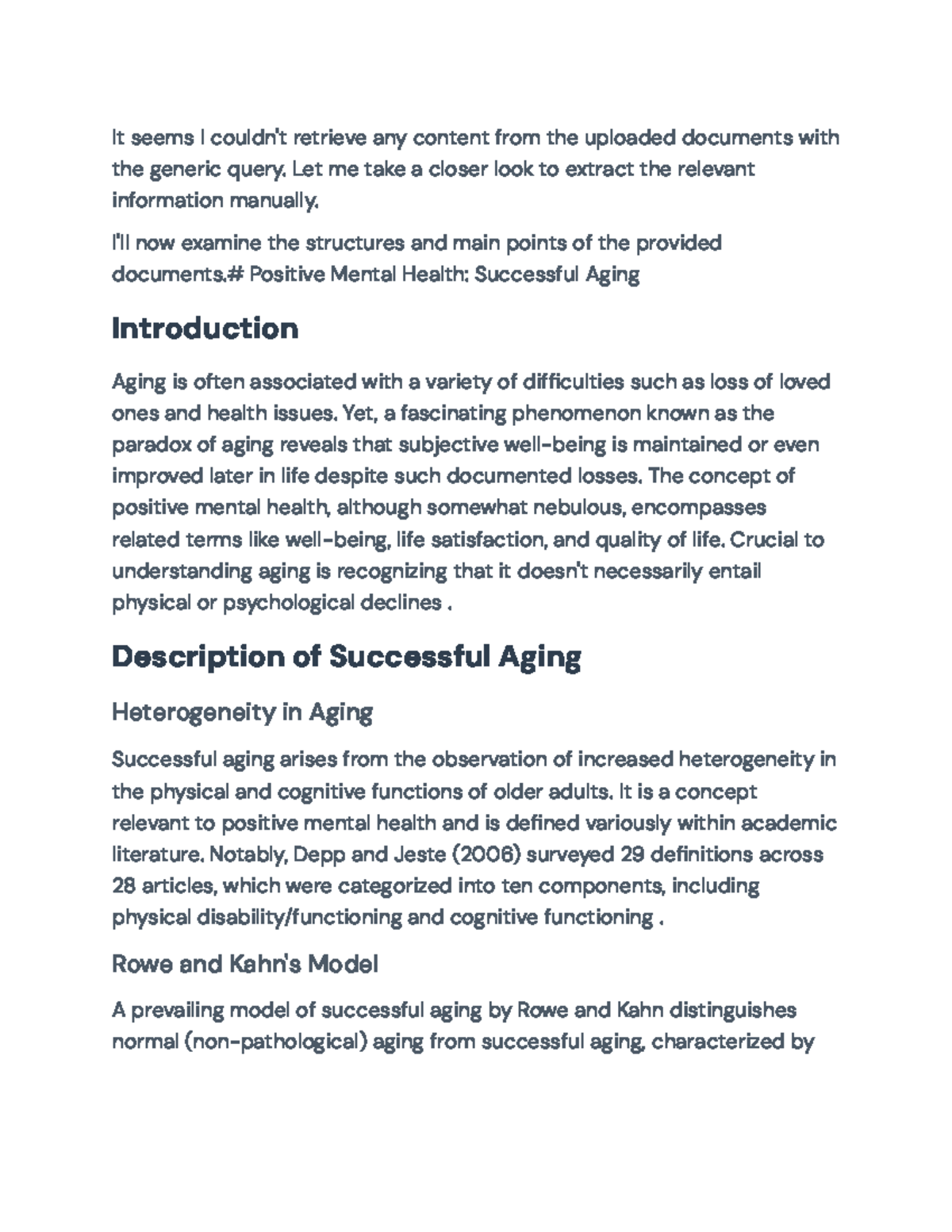 Positive Mental Health and Successful Aging: A Comprehensive Review ...