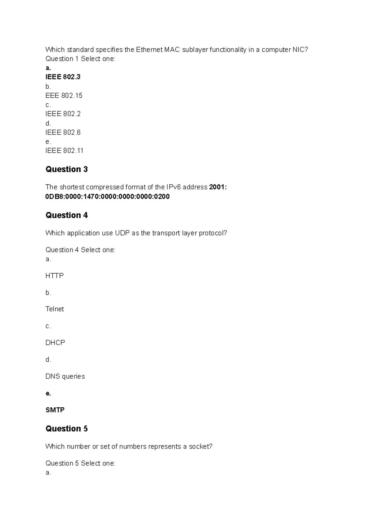 Midterm Quiz 2 - Lecture on Networking Concepts - Studocu