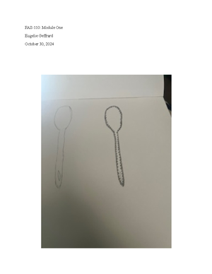 Intro Drawing Module 4 Still Life Writing part - Brandy Coontz ...