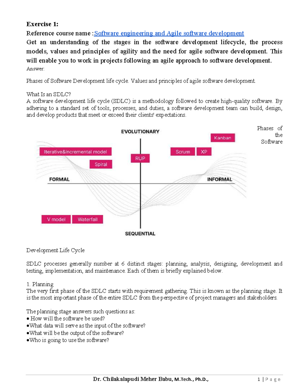 DevOps Lab Answers: SDLC Stages & Agile Development Practices 8,9 - Studocu