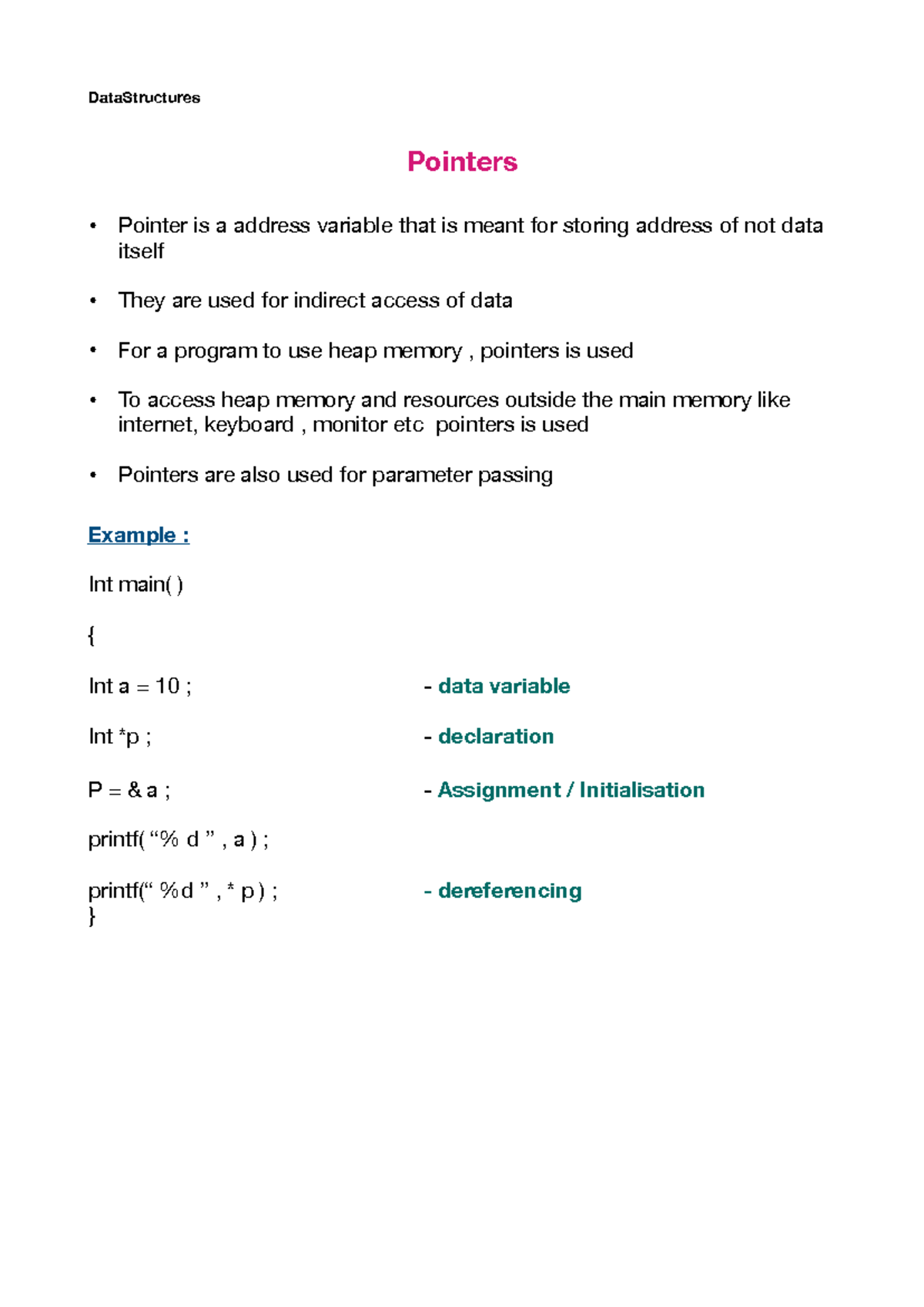 Pointers-7 - Research practical paper - DataStructures Pointers ...