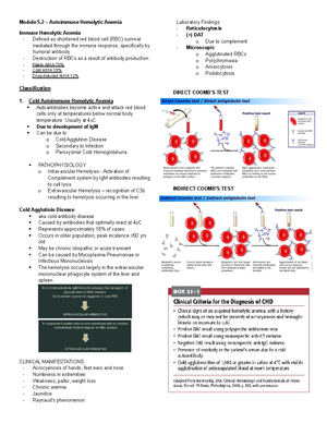 HEMA 2 LEC - MOD 3: Coagulation & Fibrinolysis Overview - Studocu