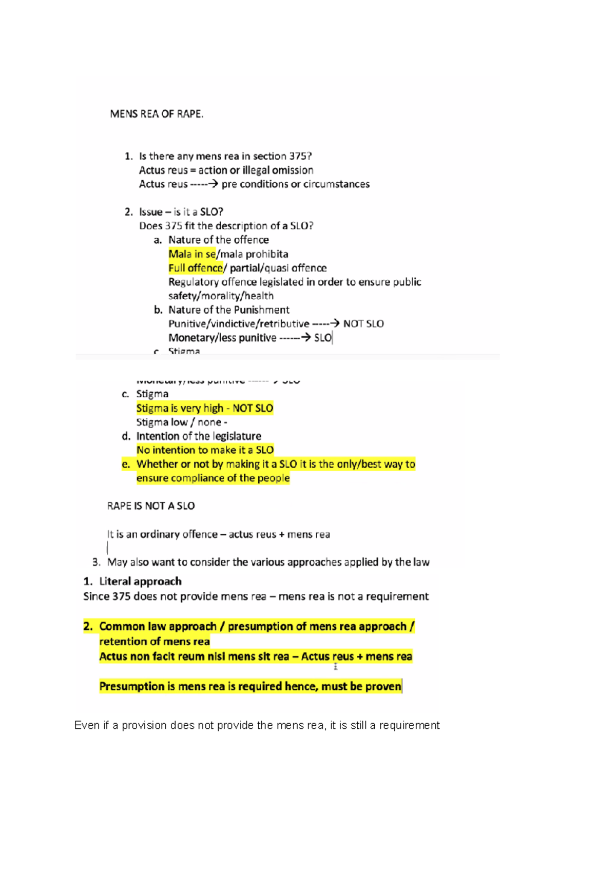 MDM MAZLENA's Lecture Notes on Rape Law Cases and Analysis - Studocu
