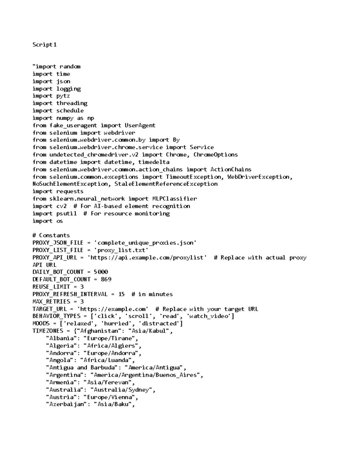 Comp bot - this is a bot script practical for web automation - Script ...