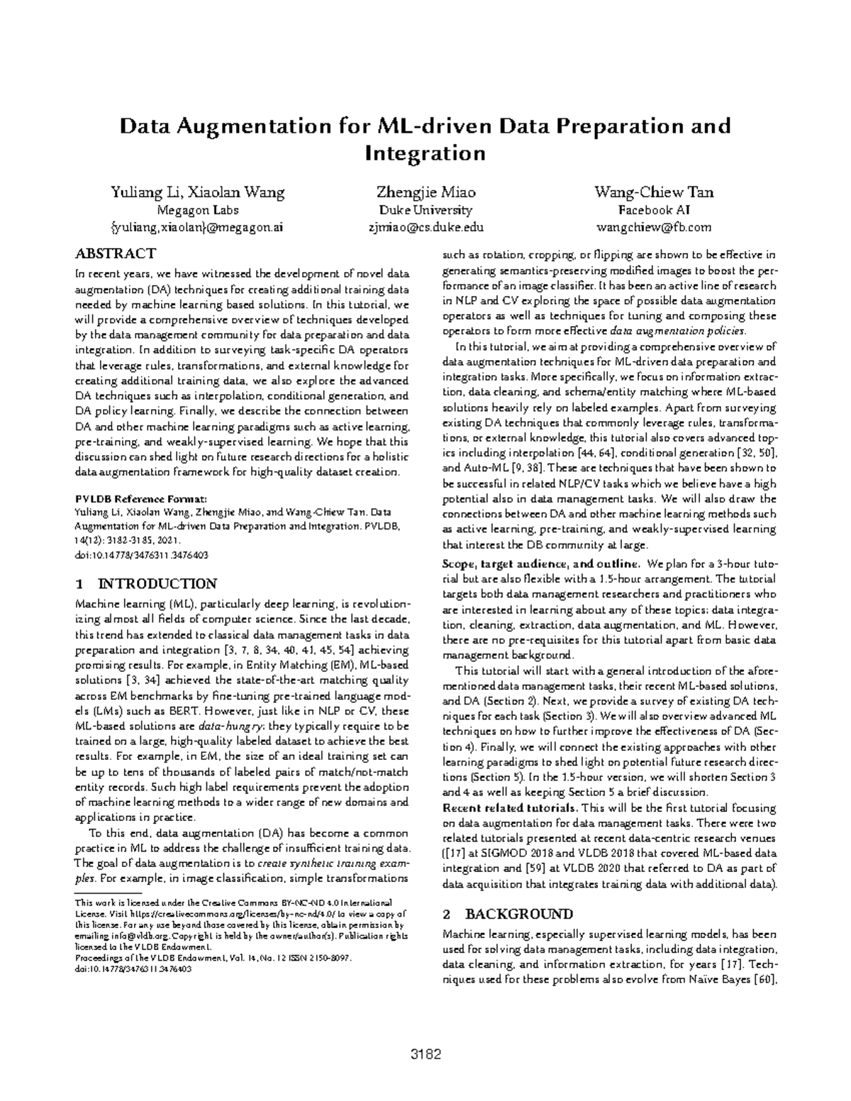 Data Augmentation Techniques for Data Prep & Integration (P3182) - Studocu