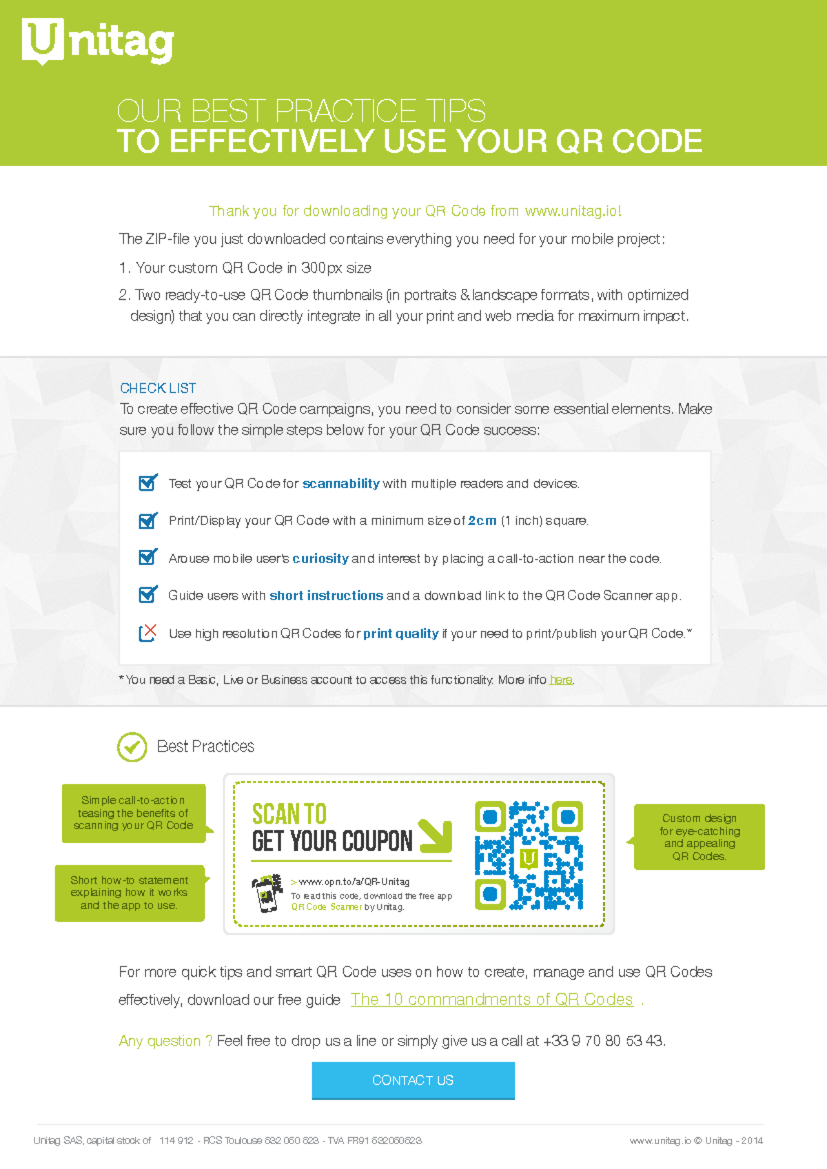 QR Code Tips & Best Practices - Readme Guide - Studocu