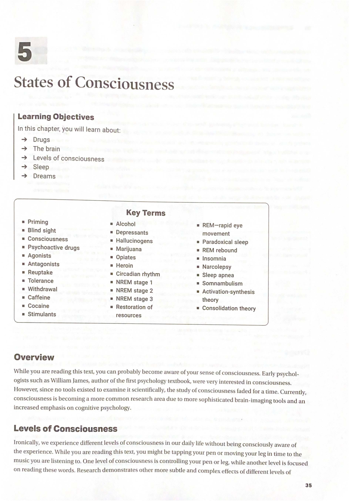 Chapter 5: States of Consciousness - Key Concepts and Insights - Studocu