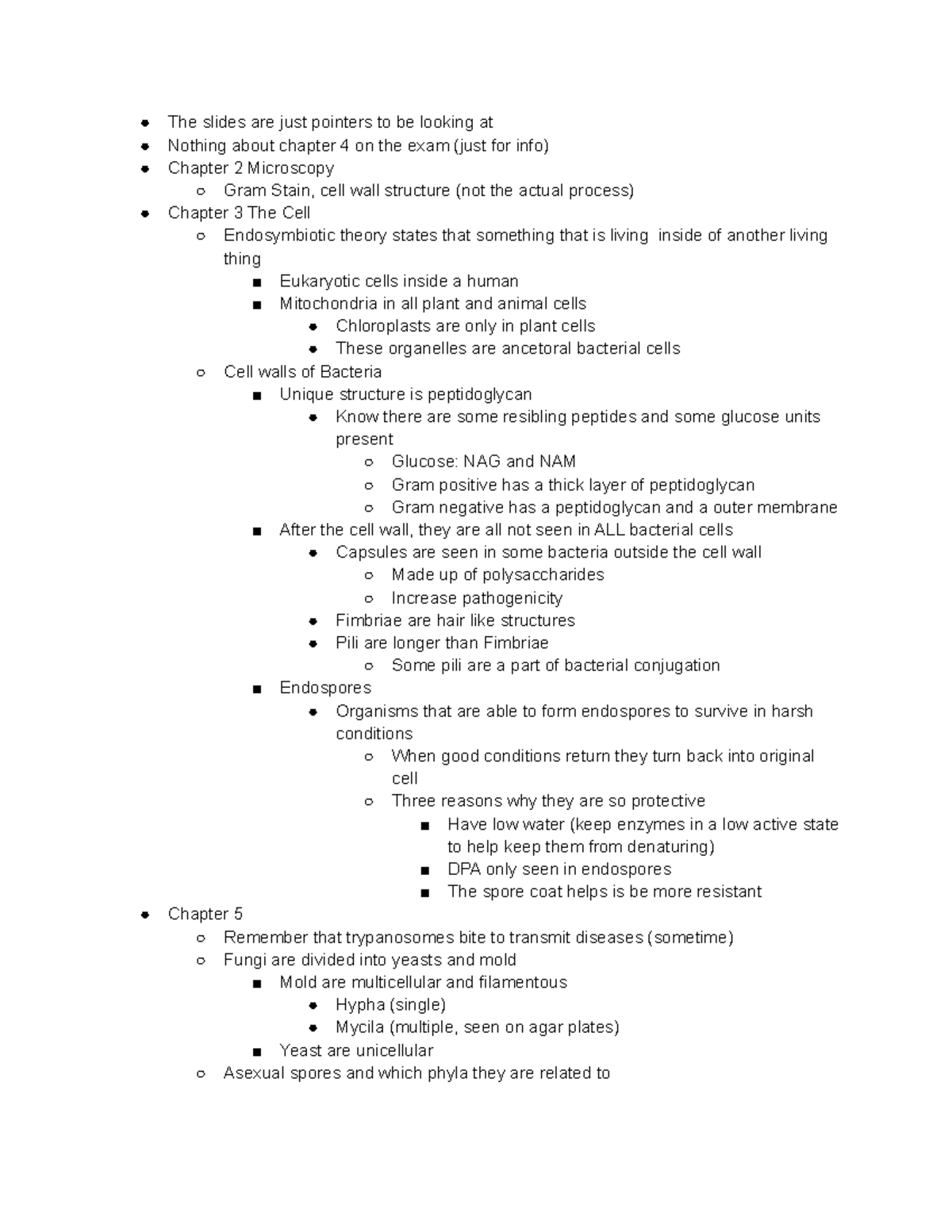 BIO 245 Final Exam In-Class Review Guide - Key Concepts 2022 - Studocu