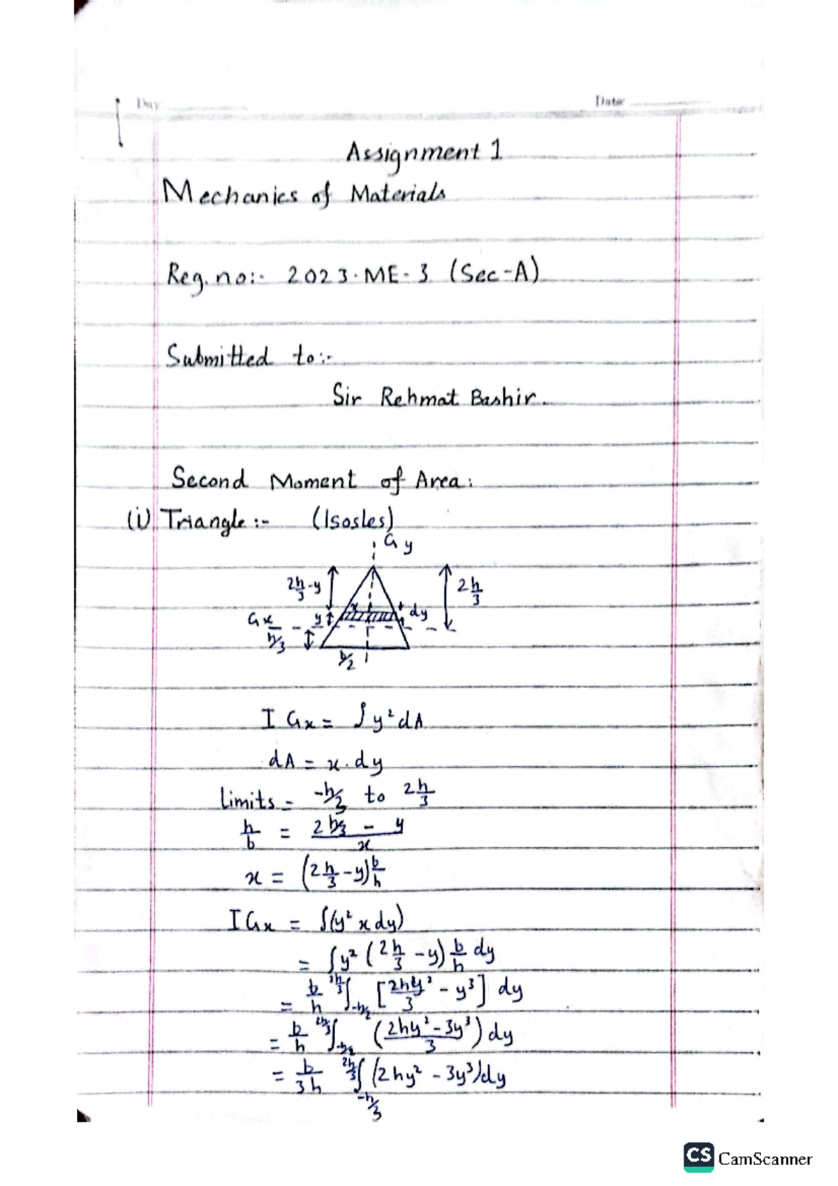 DOC-20241029-WA0013 - Assignment - Assignment 1 Mechanics of Materials ...