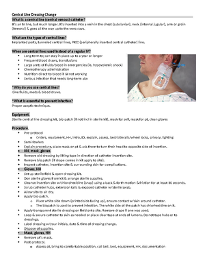 central line dressing change steps Venous Access Device (CVAD) Step-by-Step  Central Line Dressing Change