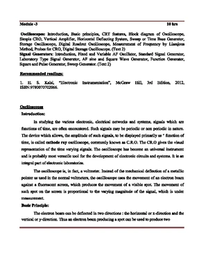 Electronics Measuring Instruments unit 2 - ElectronicMeasurements ...