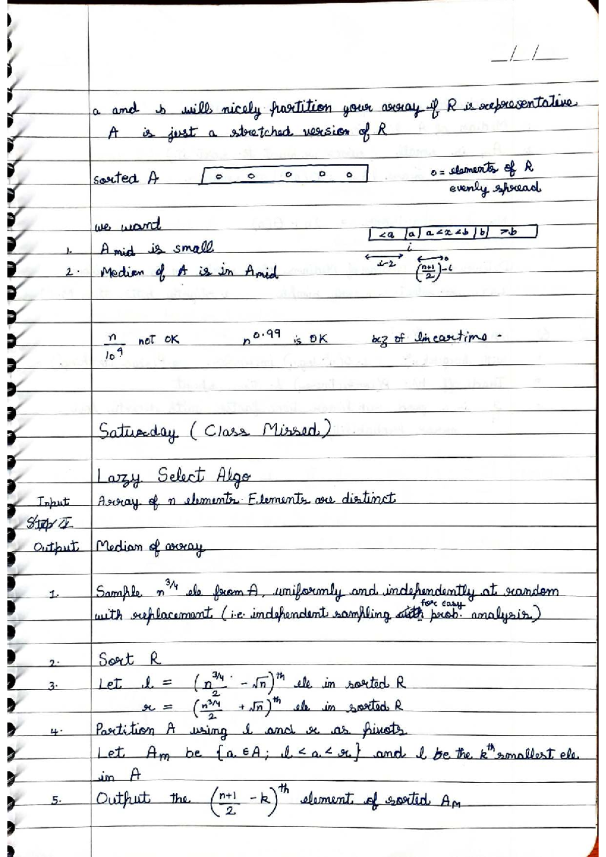 Document 62 - Randomized Algorithms Course Notes Explained (MP1711 ...