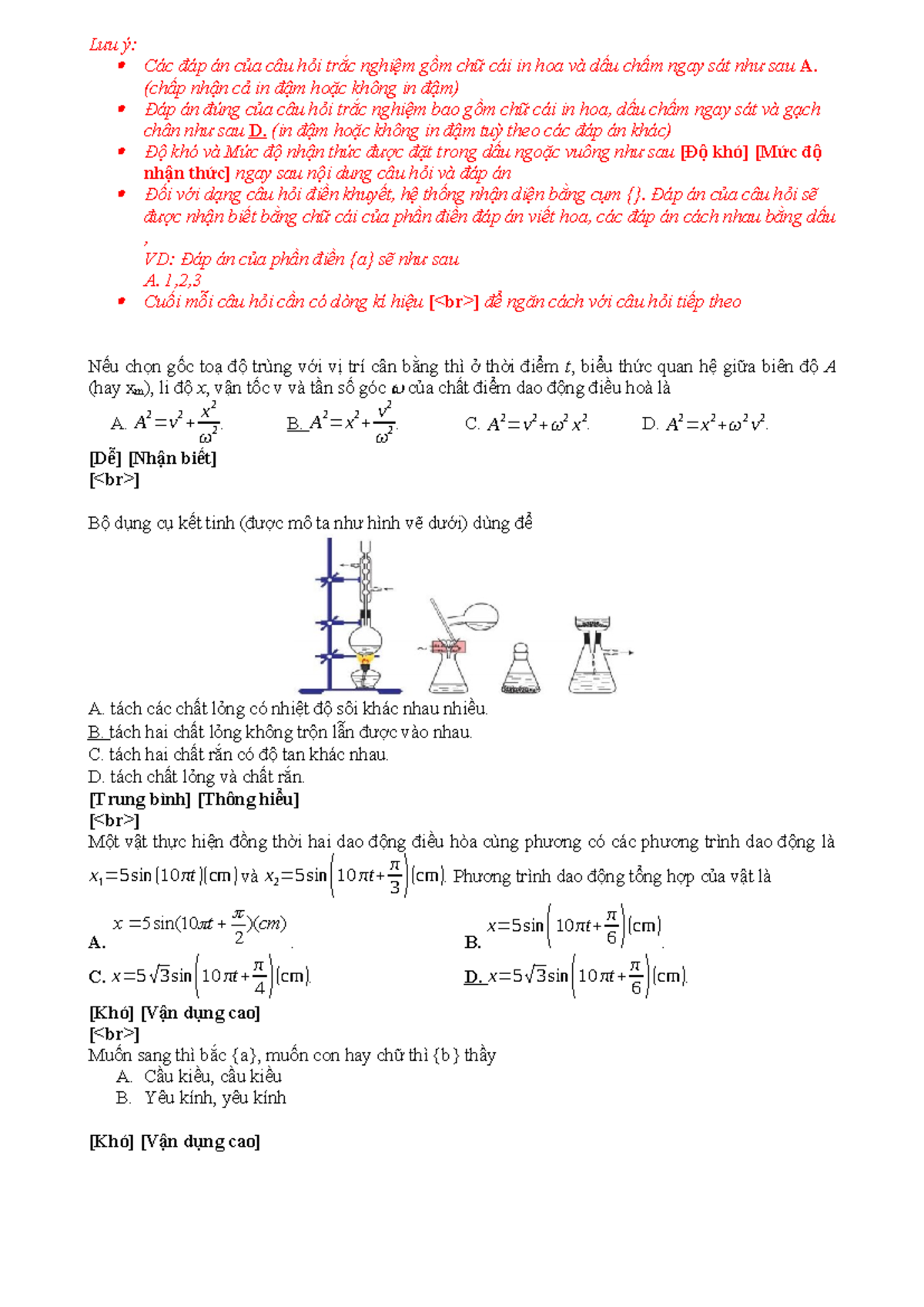 Template Questions for MCMIX Exam Preparation - Studocu