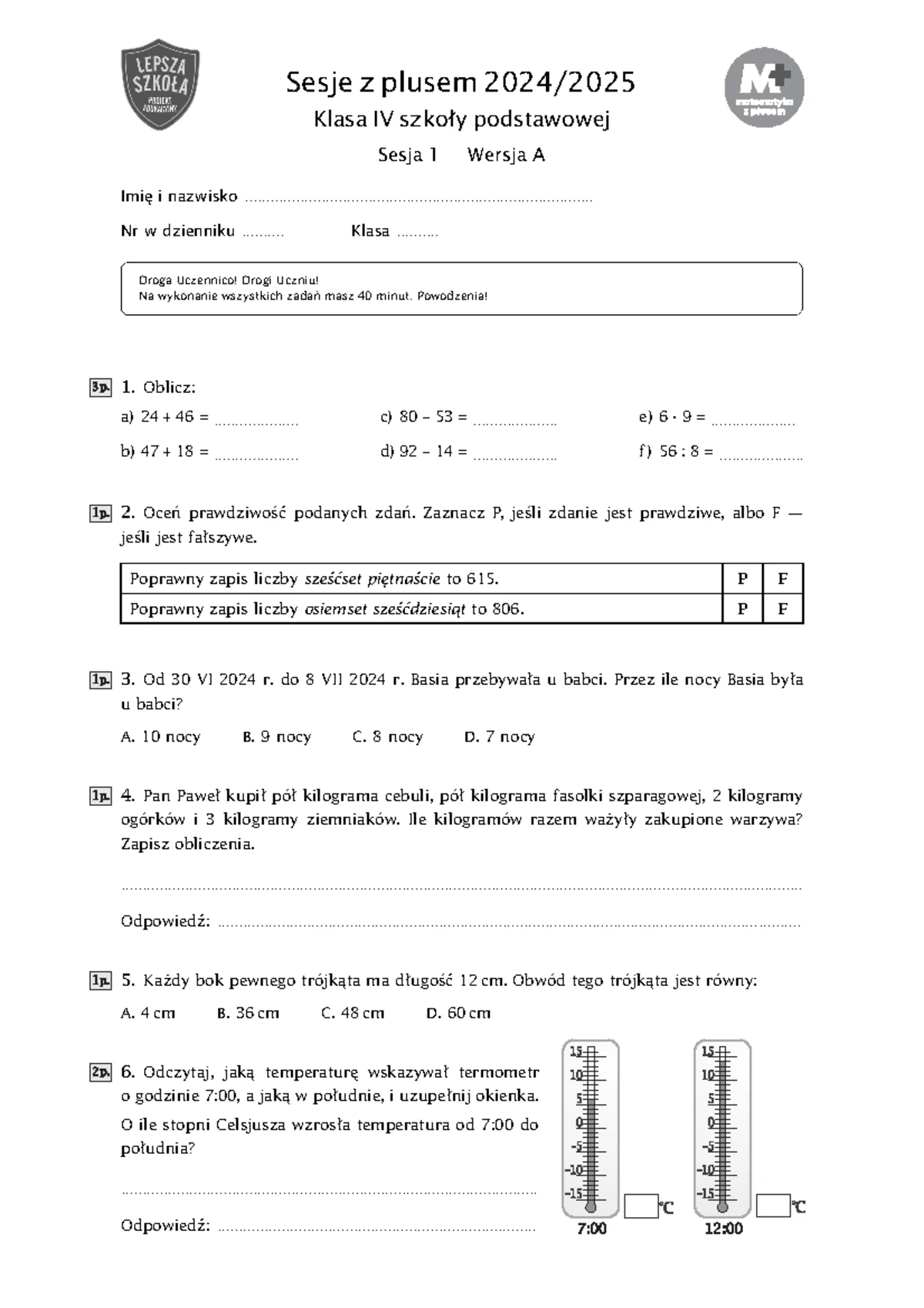 Wczoraj I Dziś 4 Sprawdzian Rozdział 2 Olimpik www.studocu.com