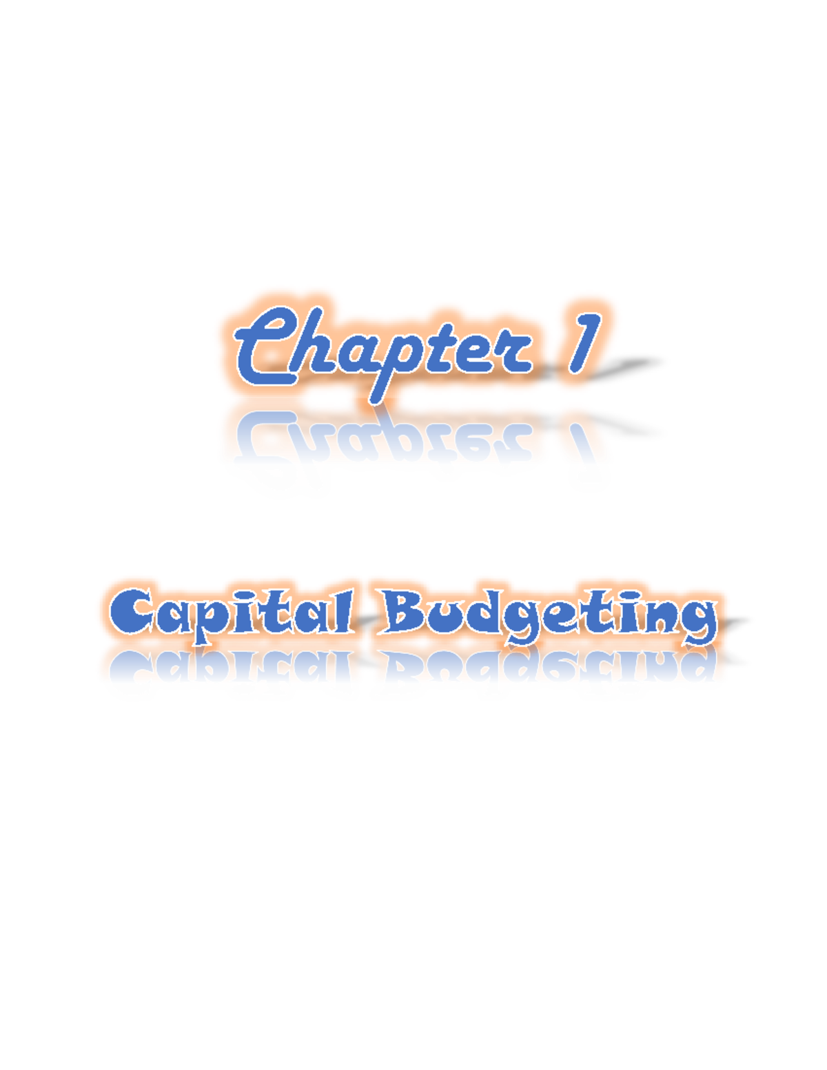 Capital Budgeting Methods and Learning Objectives for ACC 101 - Studocu