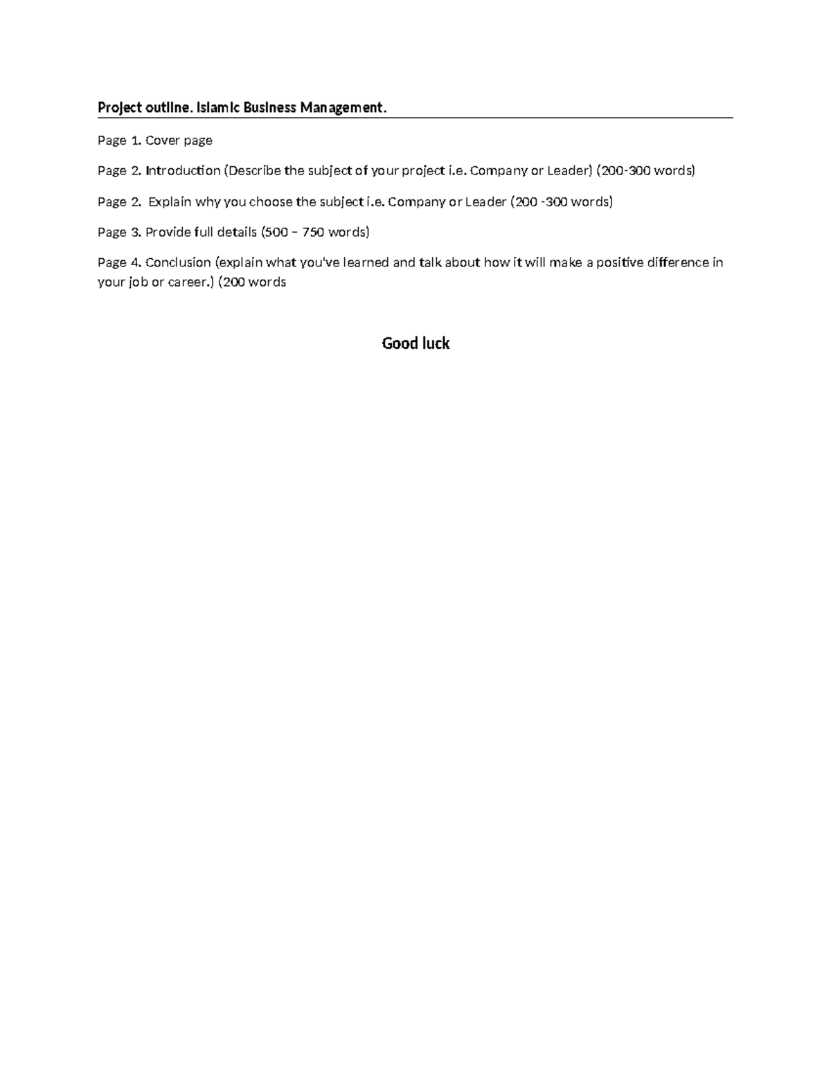 Project outline - Business Management. - Binary Code, ASCII code ...