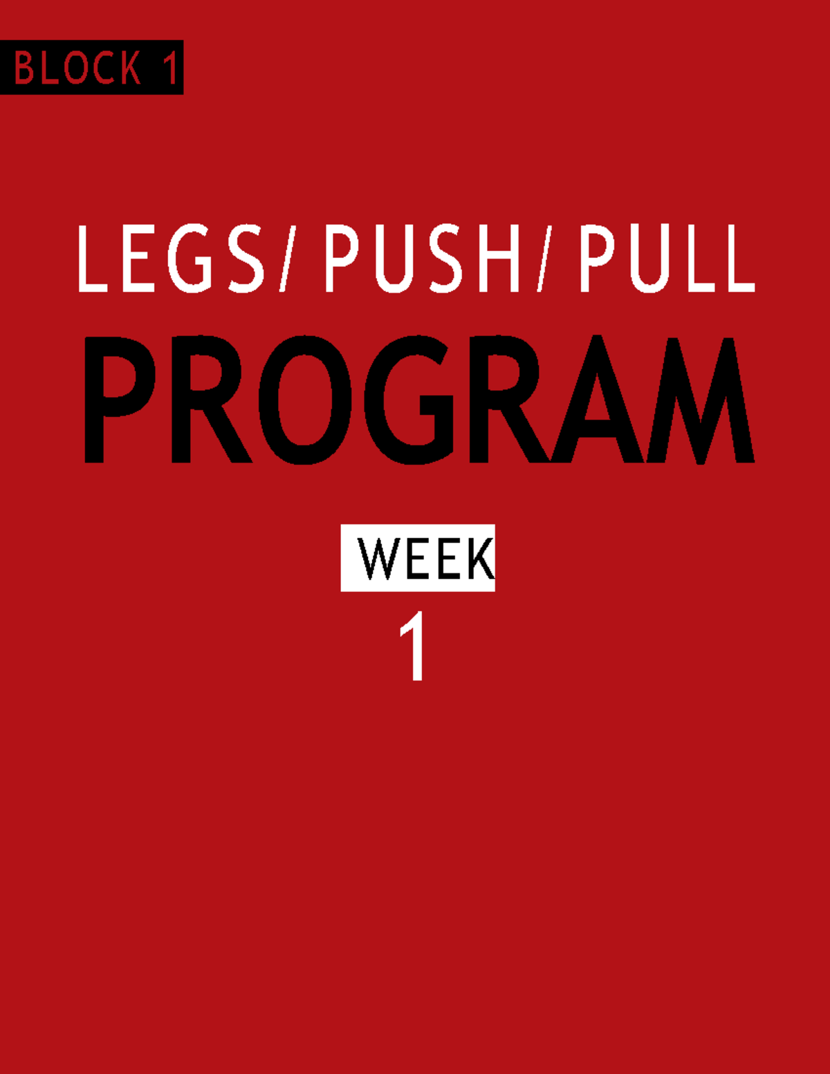 Jeff Nippard's PPL Program: Block 1 Pull Workout Overview - Studocu