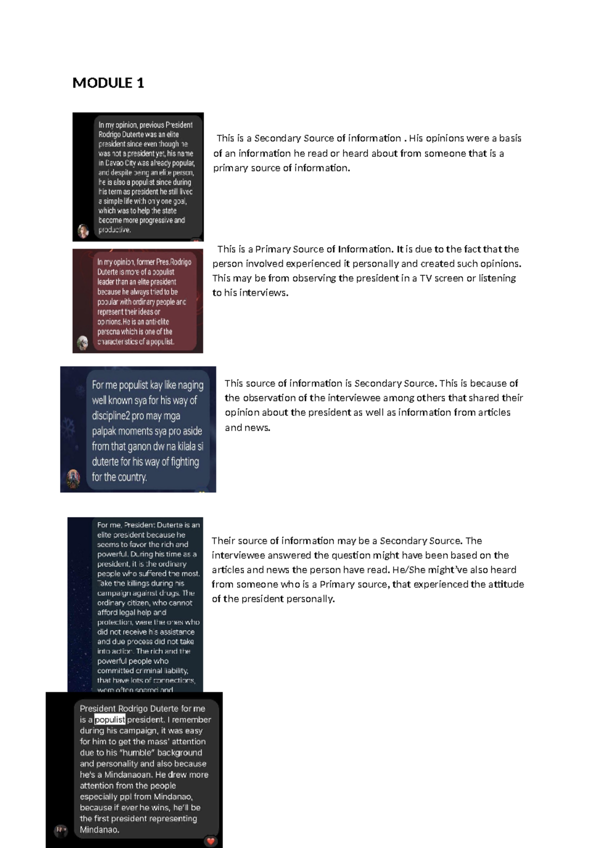 Understanding Primary and Secondary Sources - Module 1 Notes - Studocu